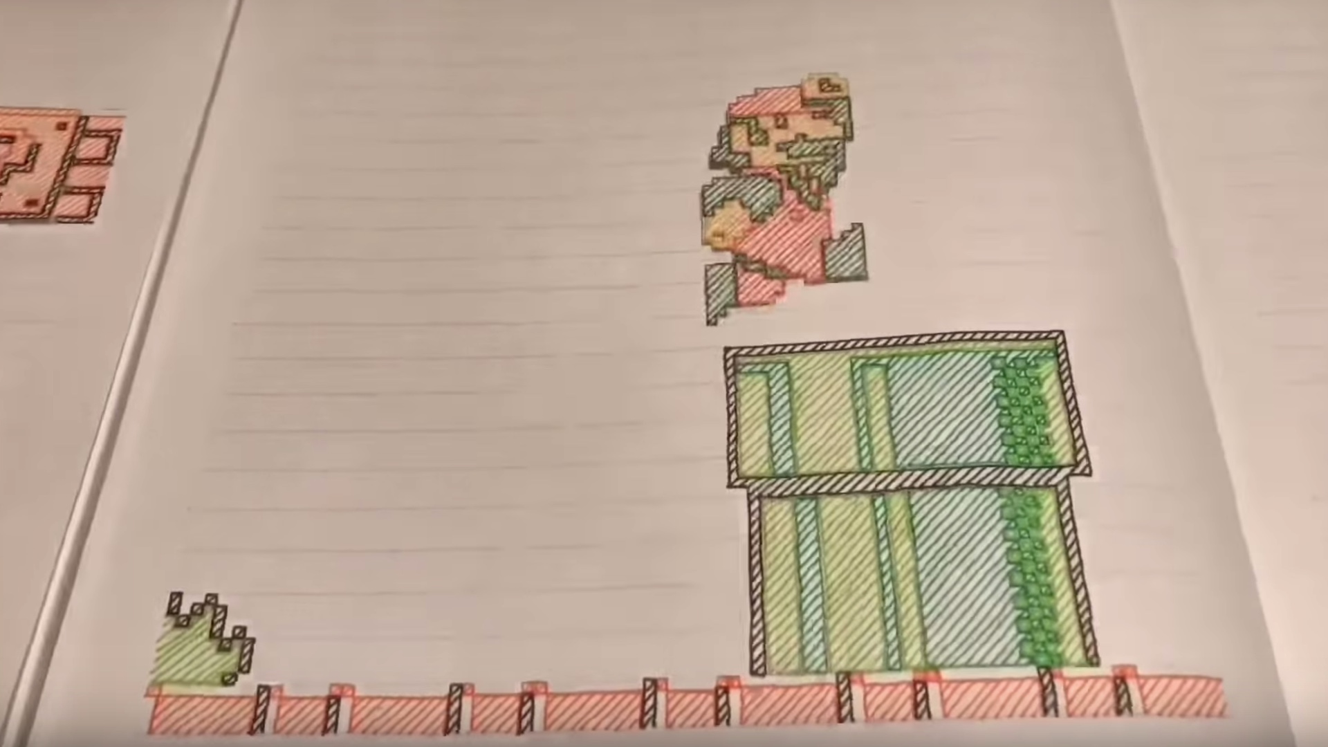 Cool Stop Motion Paper Animation of the Classic SUPER MARIO BROS. First  Level — GeekTyrant