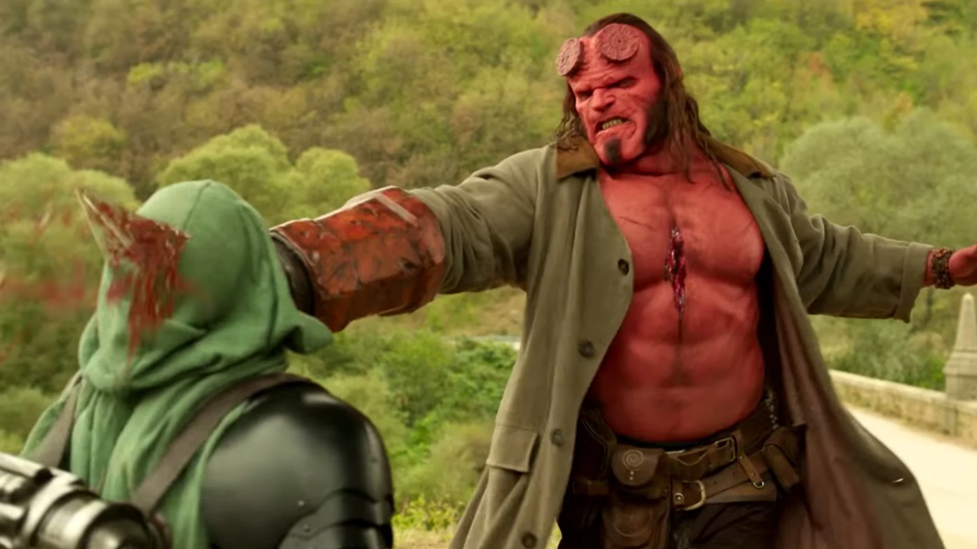 New RedBand Trailer For HELLBOY is Brutal, Bloody, Badass and it