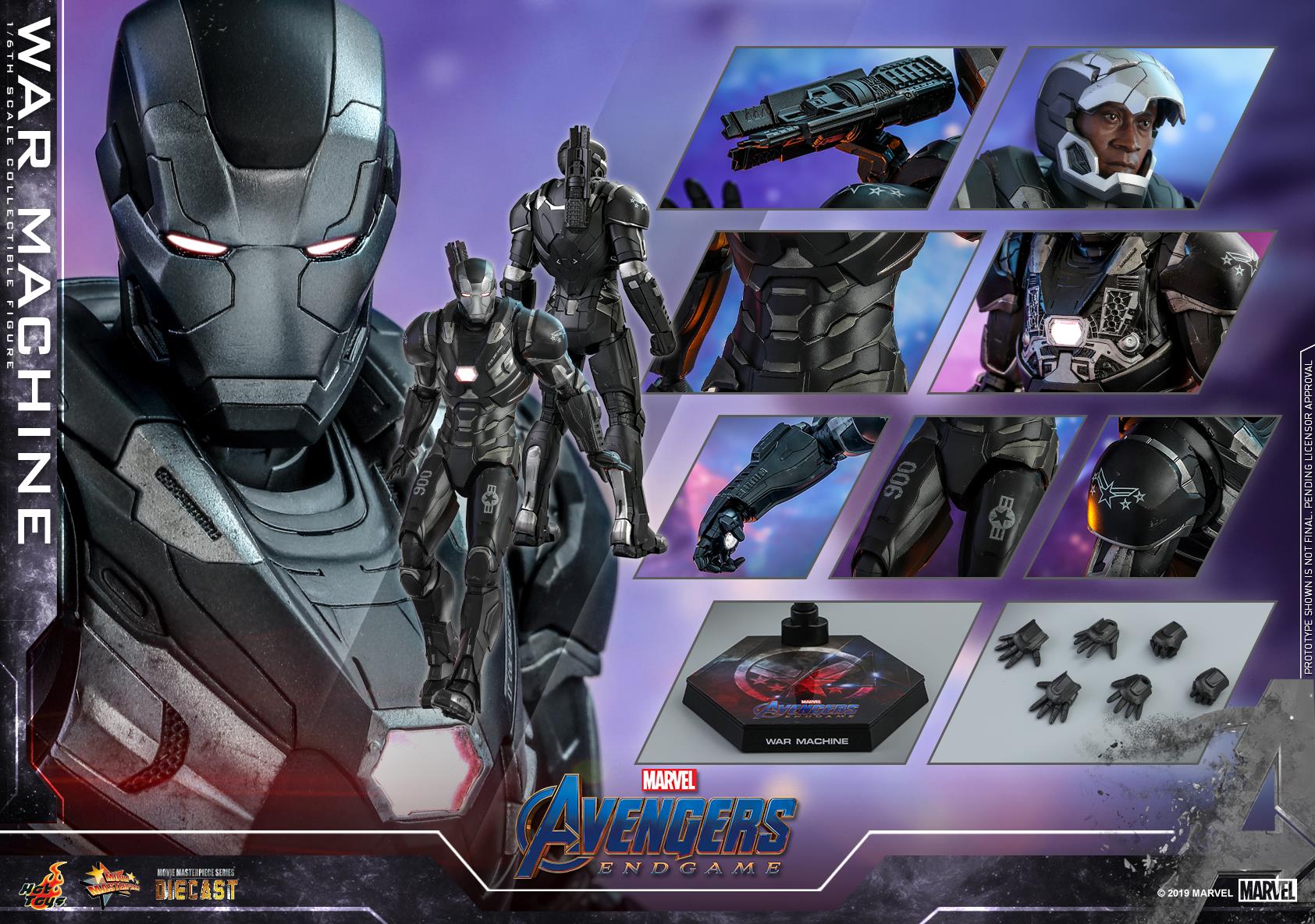 Hot Toys Reveals Their Radical War Machine Action Figure For