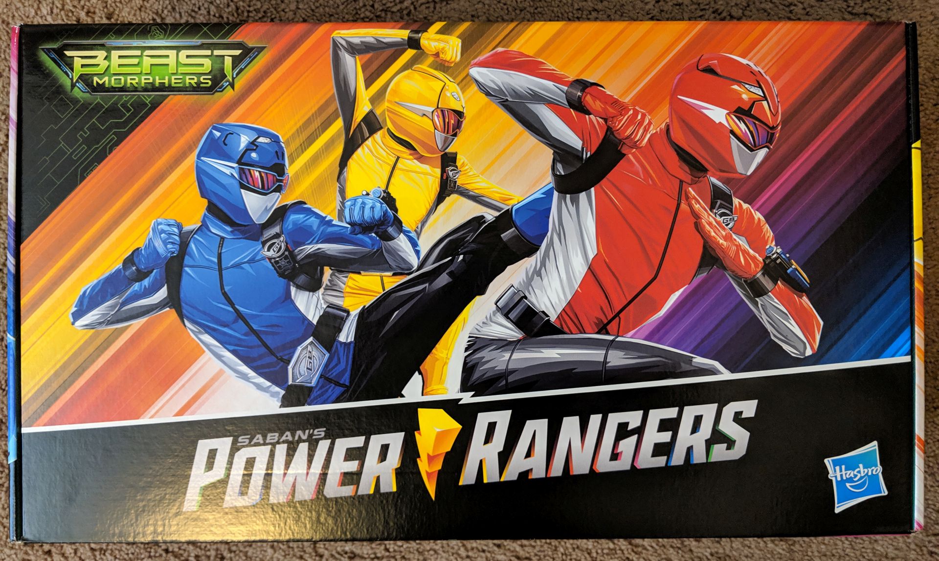 Power ranger cheap toy box
