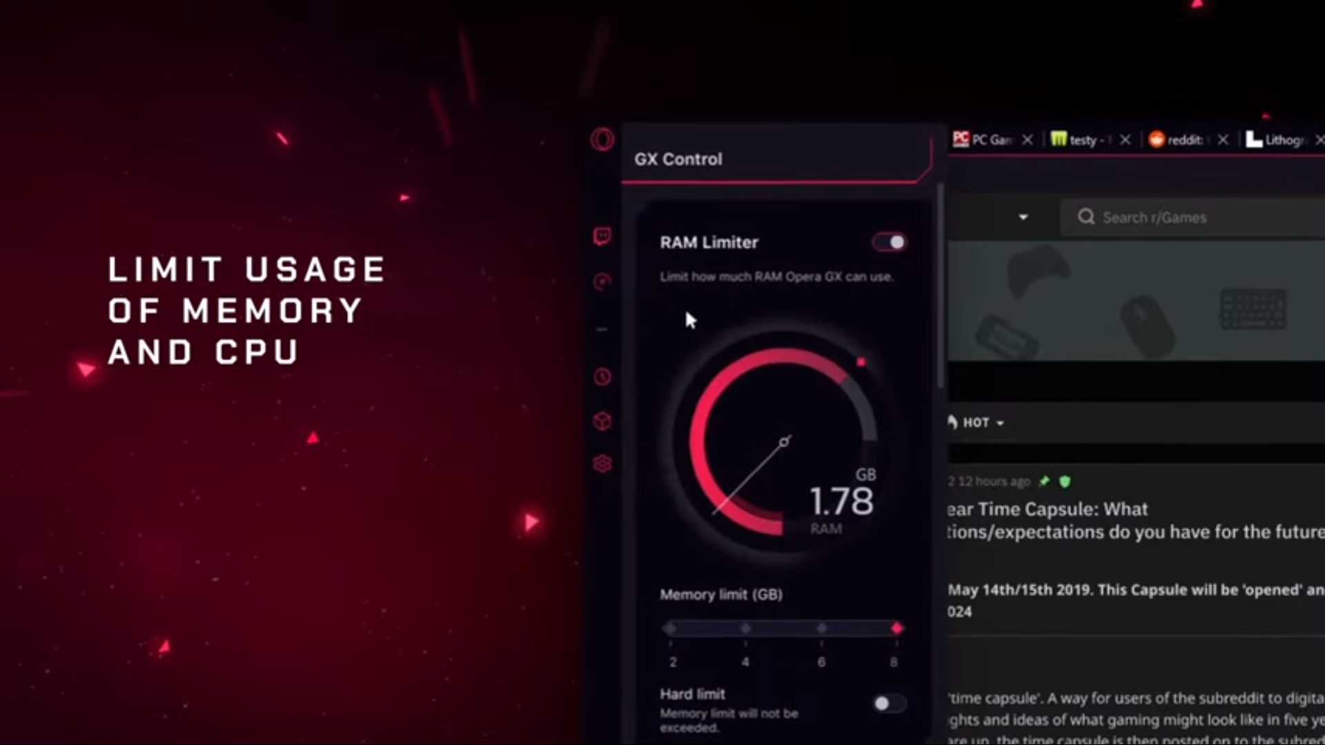 Opera launches gaming browser with CPU, RAM limiter