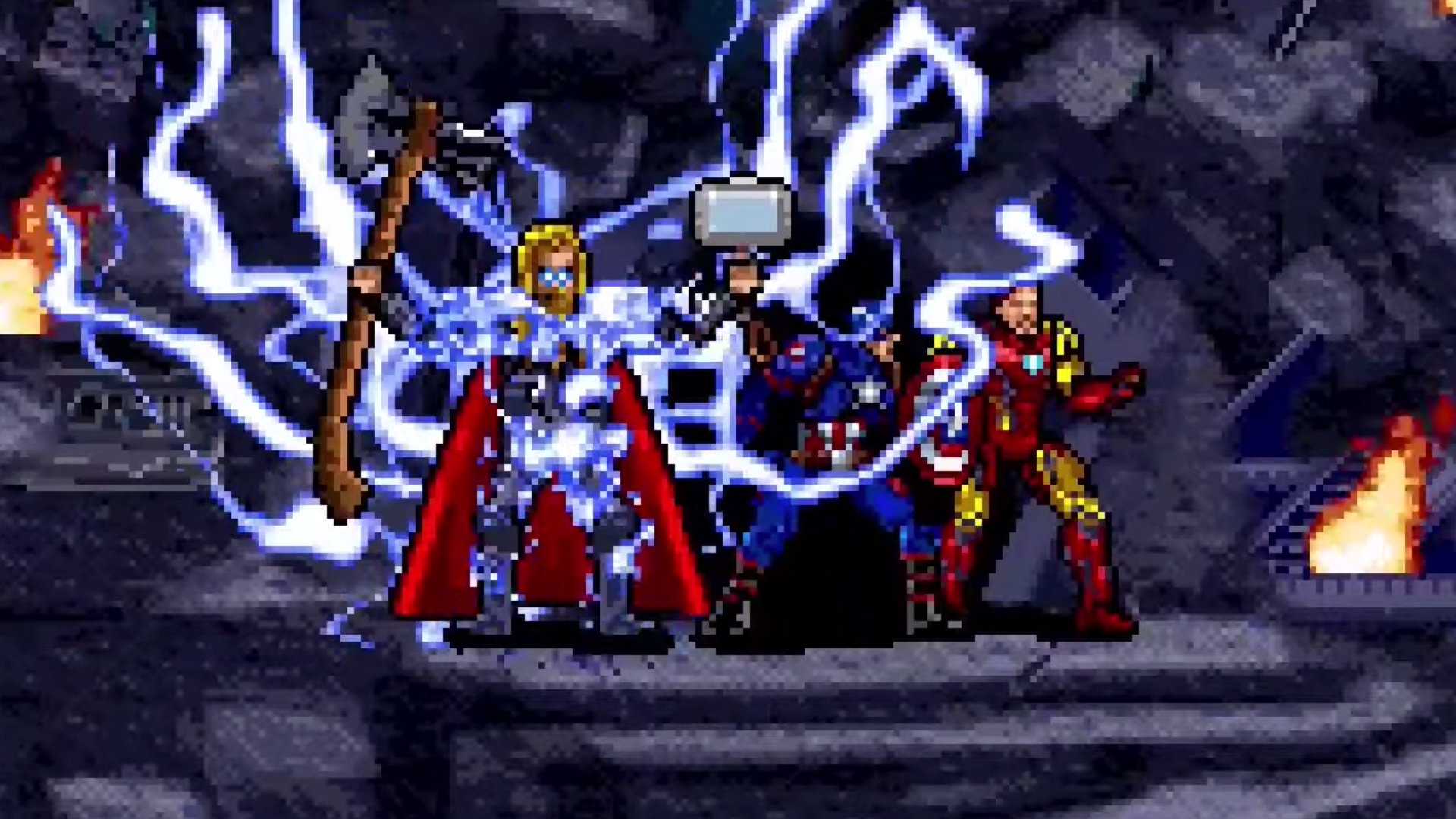 Check out this 16-bit version of Avengers: Endgame's final battle scene