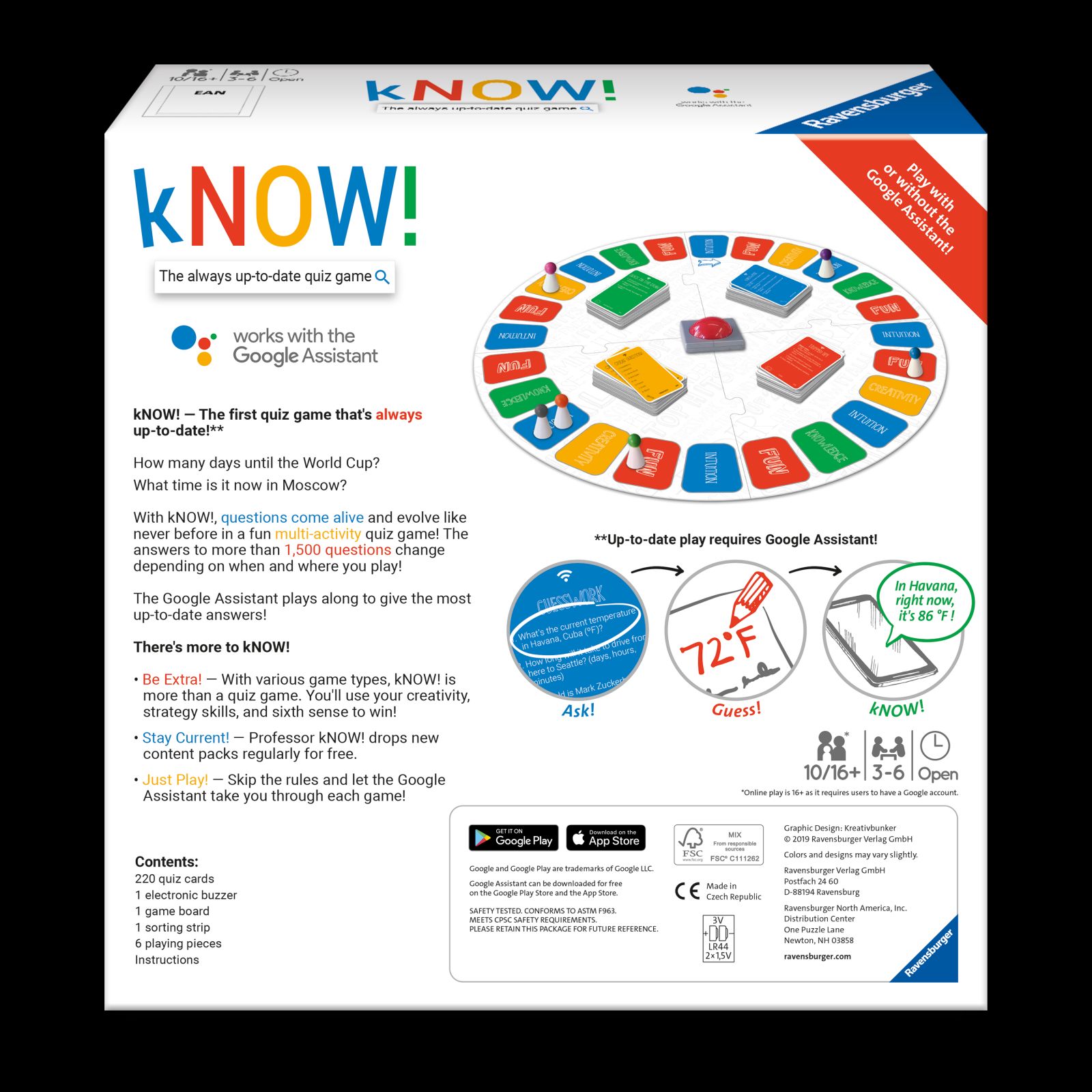 Review: KNOW! The Google Assistant Board Game By Ravensburger