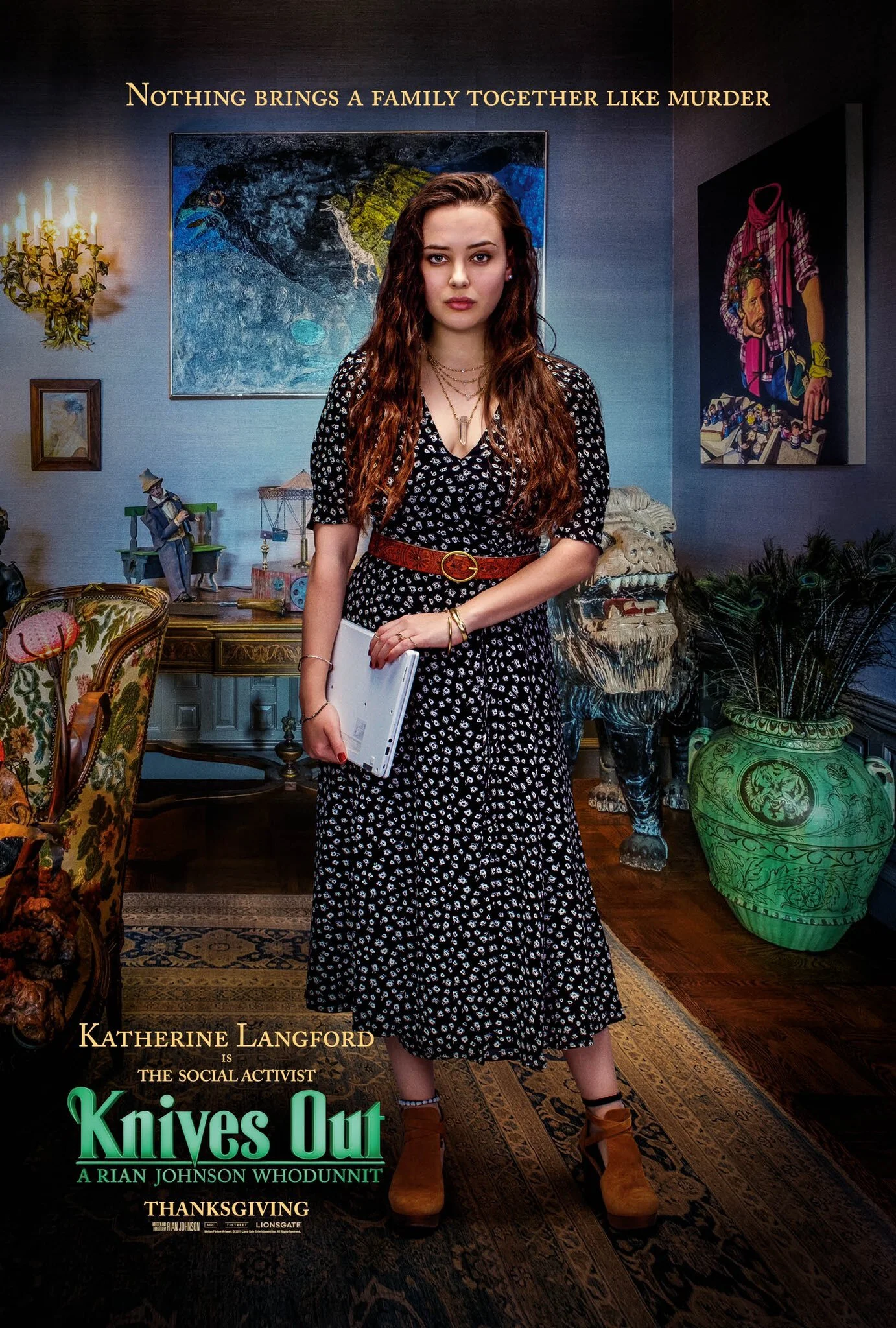 KNIVES OUT Character Posters and Character Details Shared By Rian