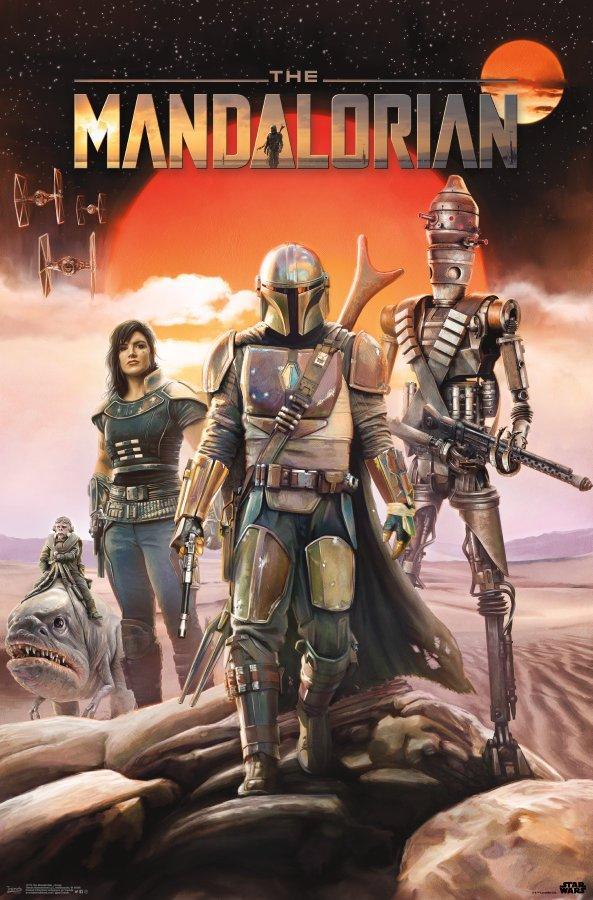 Star Wars The Mandalorian Movie Poster Glossy Finish PRM260 MCPoster 