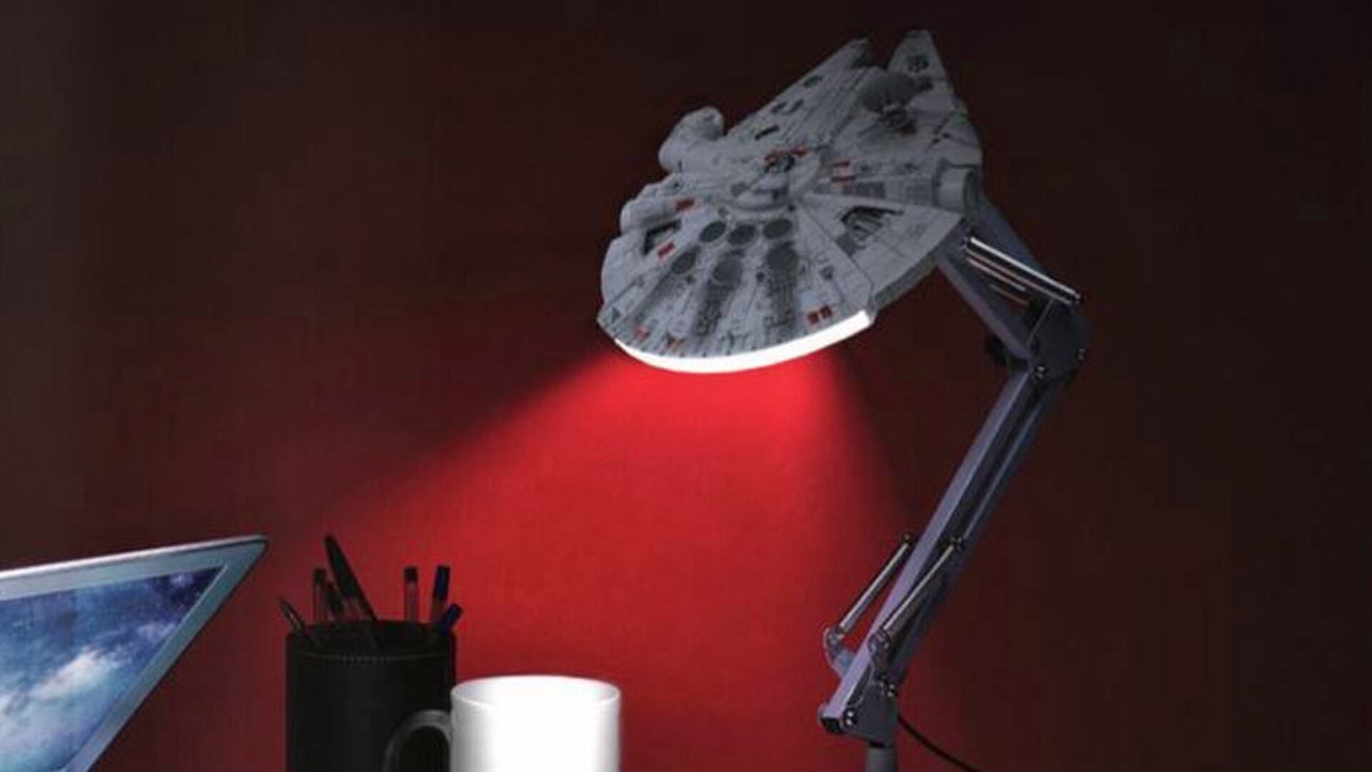Cool Star Wars Falcon and Tie Fighter Desk Lamps to Help You on the Light Side — GeekTyrant