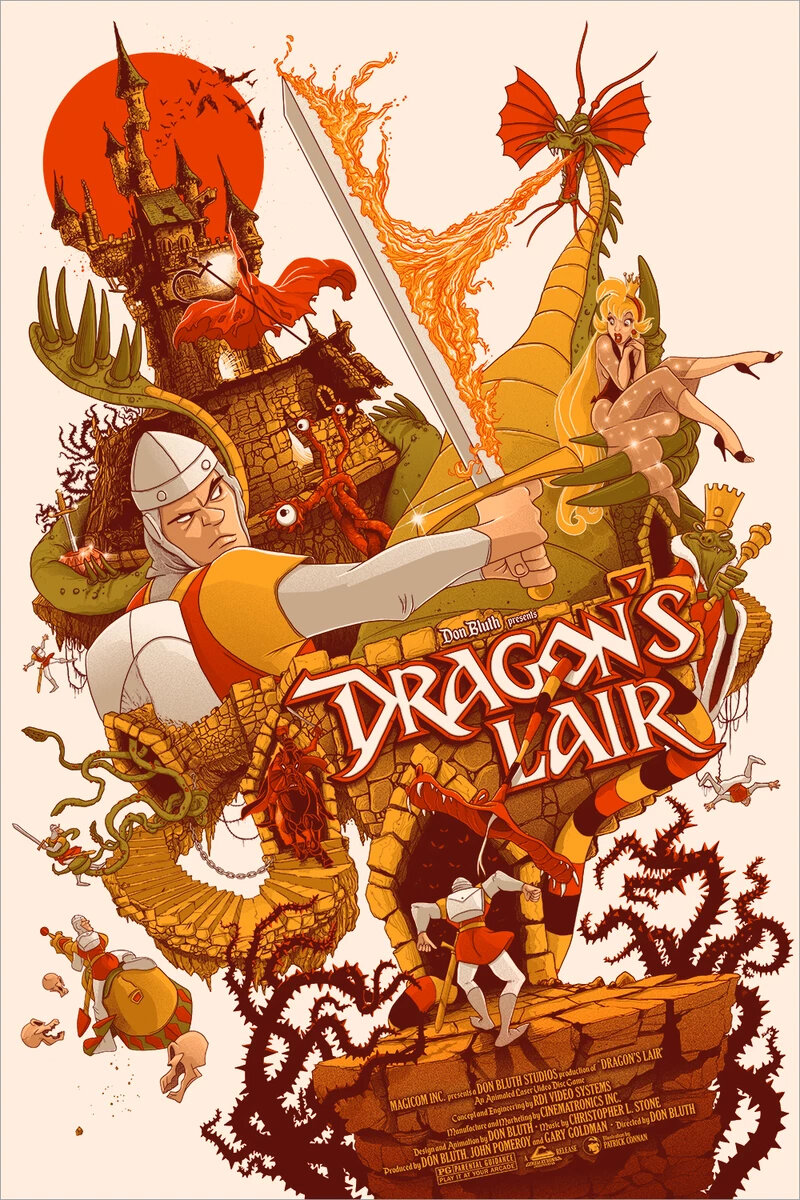 Cool Collection Of New Poster Art From Hero Complex Gallery Includes Dragon S Lair Seinfeld The Lost Boys And More Geektyrant