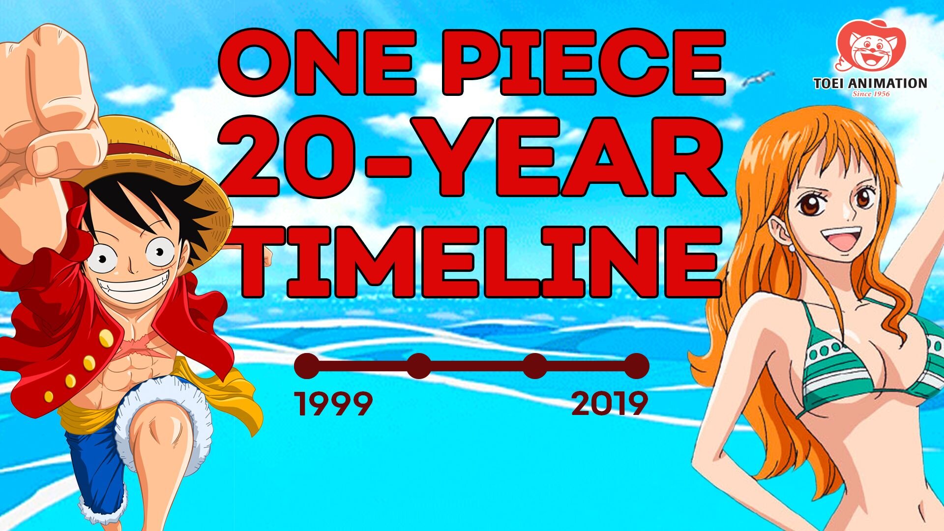 On this day, October 20, 1999, the first episode of One Piece