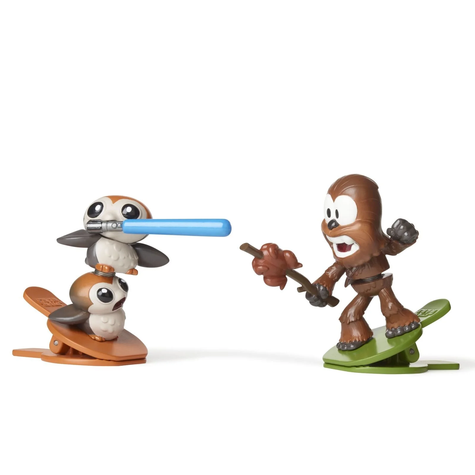 Paris Comic Con Reval- STAR WARS BATTLE BOBBLERS CHEWBACCA & PORGS Figure 2-Pack - oop.jpg