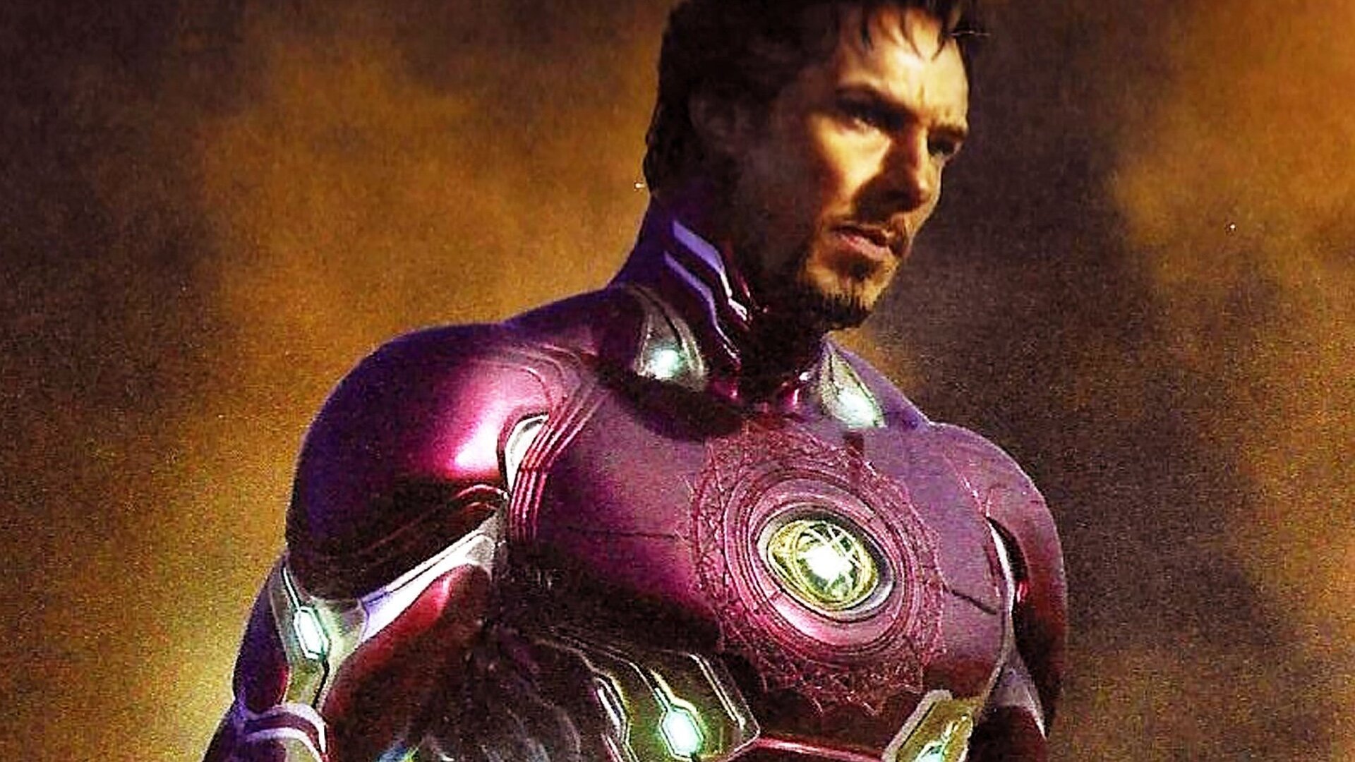 Interesting Images Of Dr Strange Wearing Iron Man Armor From Avengers Endgame Art Book Geektyrant