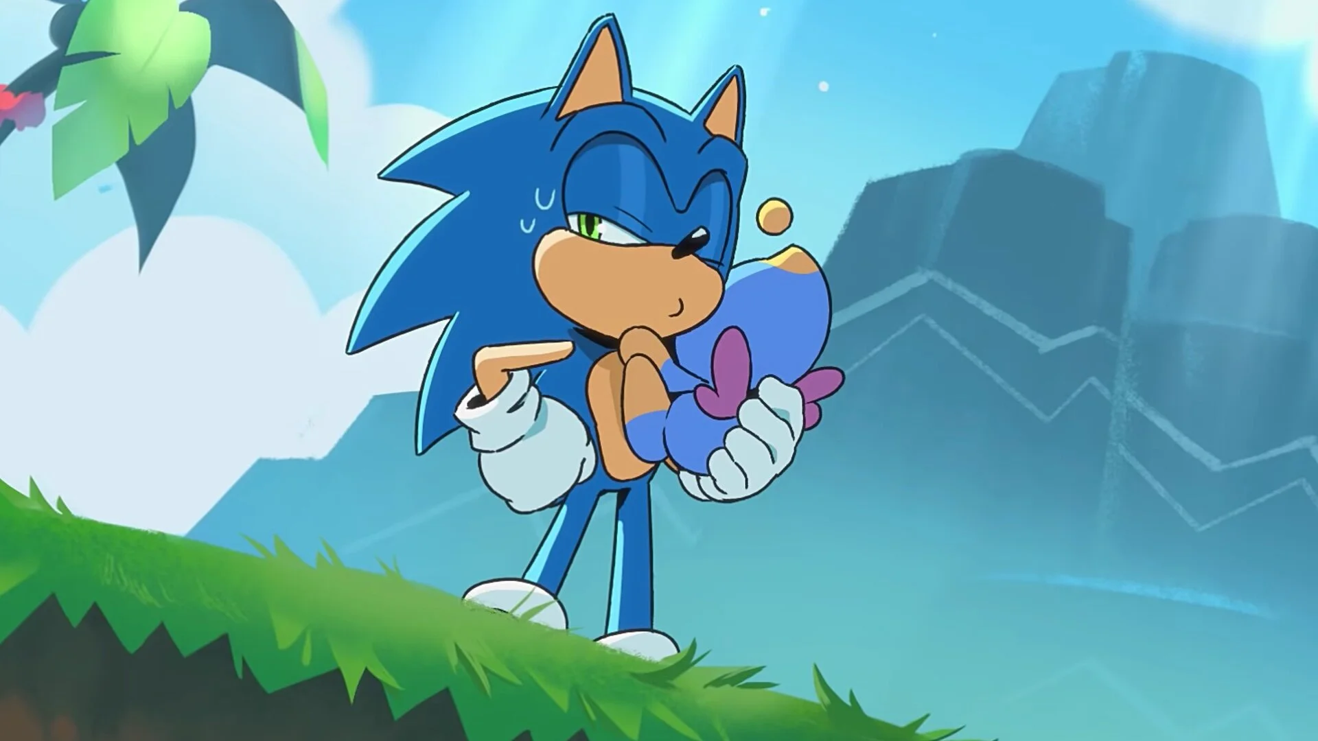 This Cute SONIC THE HEDGEHOG Holiday Short Features Sonic Trying to