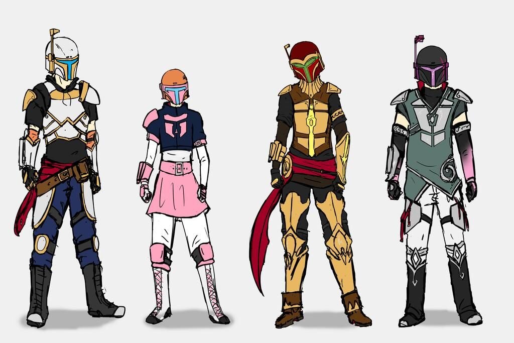 Check Out This Fun Fan Art Of Rwby Characters In Mandalorian Armor Geektyrant Check Out This Fun Fan Art Of Rwby Characters In Mandalorian Armor Geektyrant