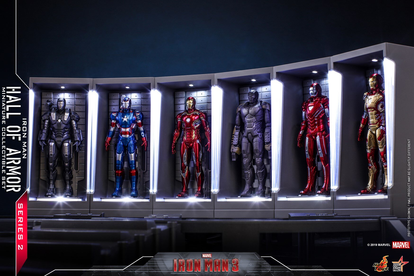 Iron man hall cheap of armor miniature collectible