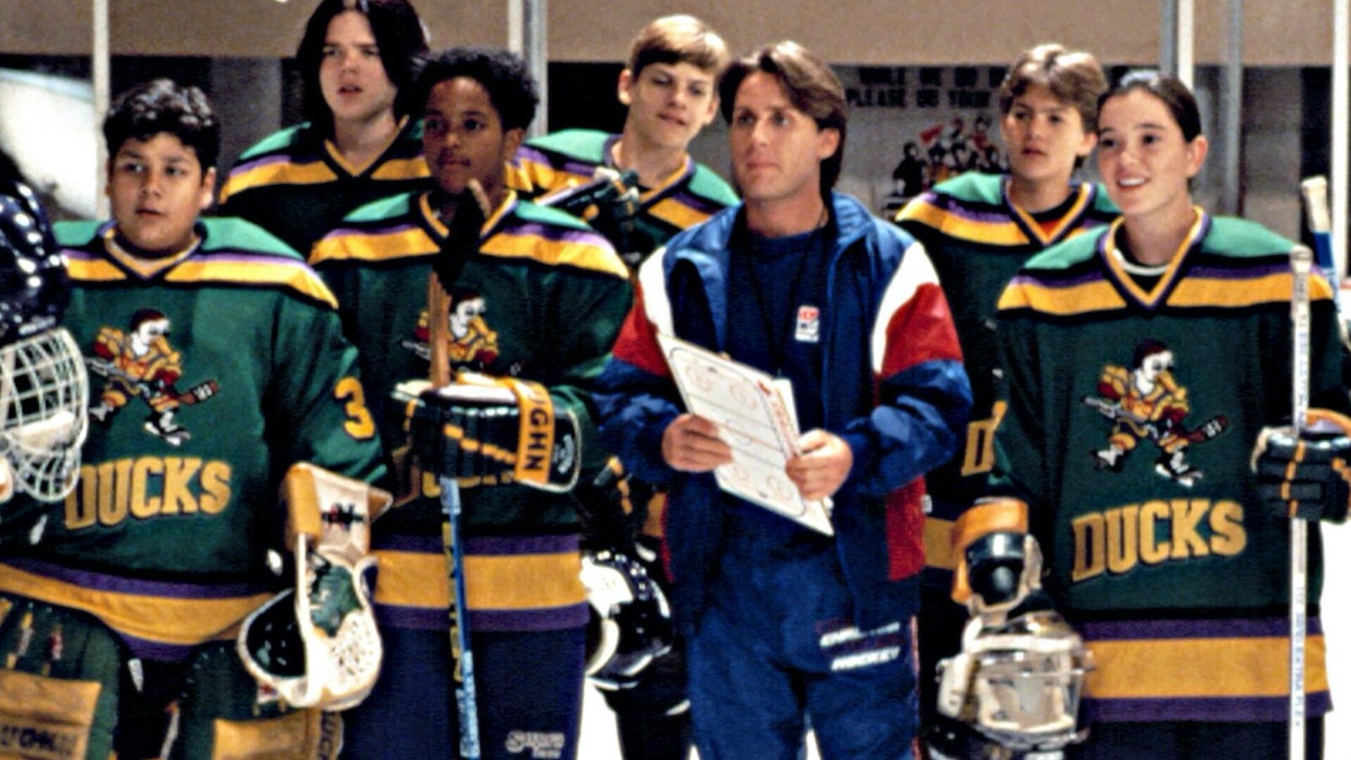 mighty ducks movie uniform