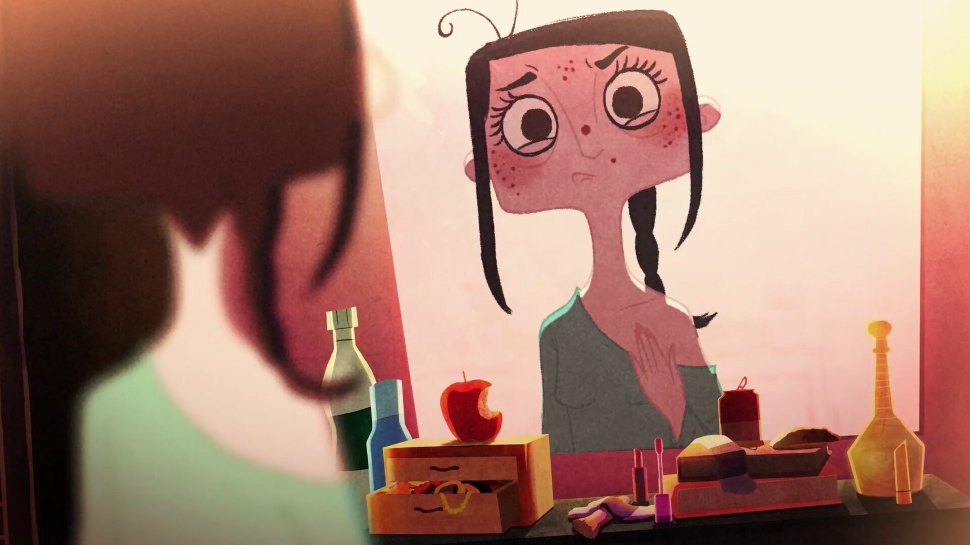A Teenage Girl Sees The Worst in Herself in The Mirror in Powerful Animated  Short MY BODY — GeekTyrant