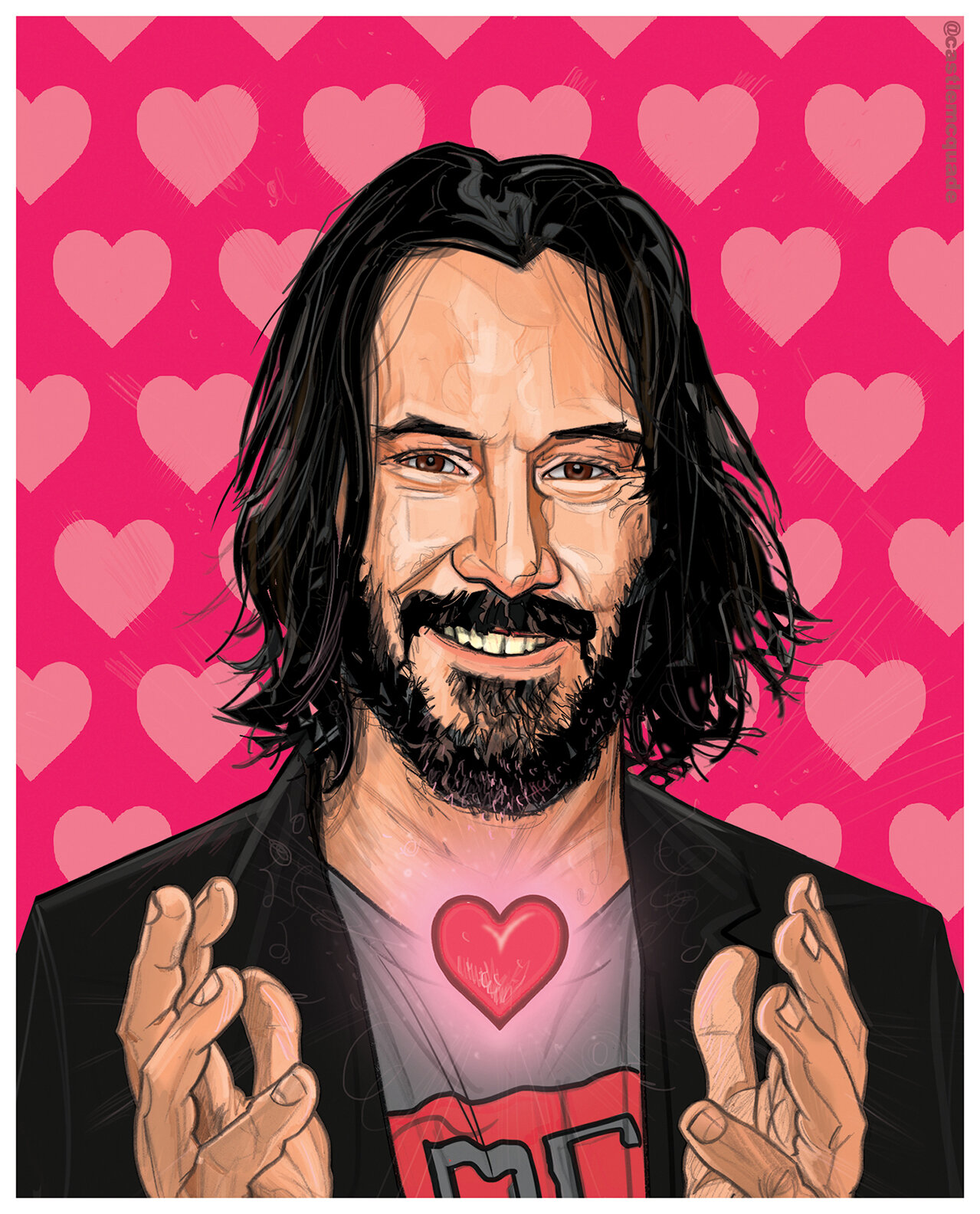 Keanu Reeves Valentine's Day card Castle McQuade.jpg