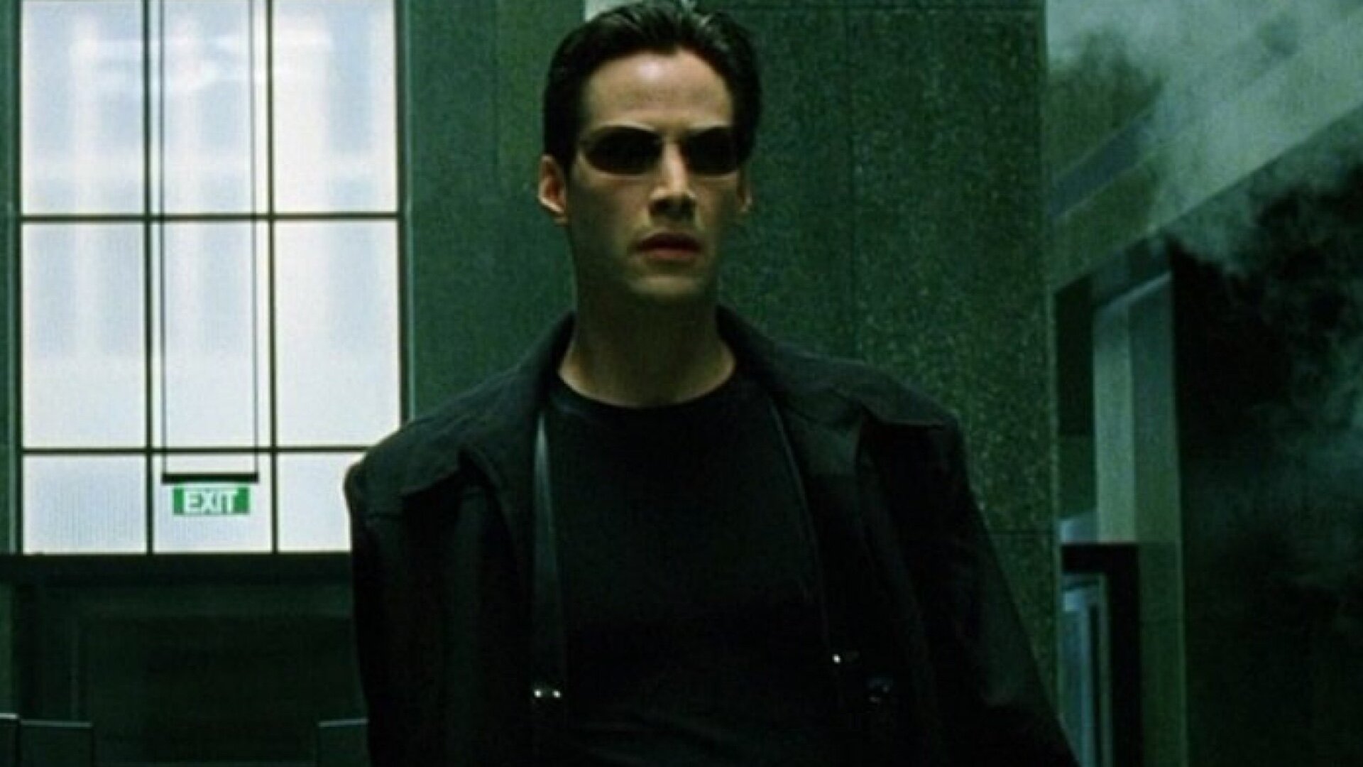 Foto de Keanu Reeves interpretando Neo, ele continuará fazendo o papel do personagem em Matrix 4