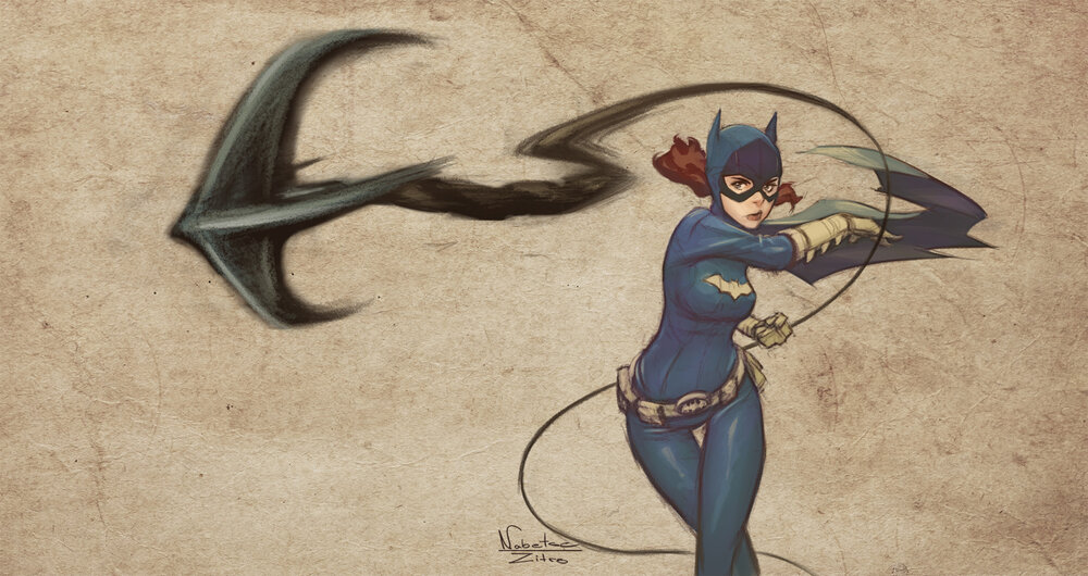 cool-batman-catwoman-harley-quinn-and-batgirl-character-art-from-artist-nabetse-zitro4