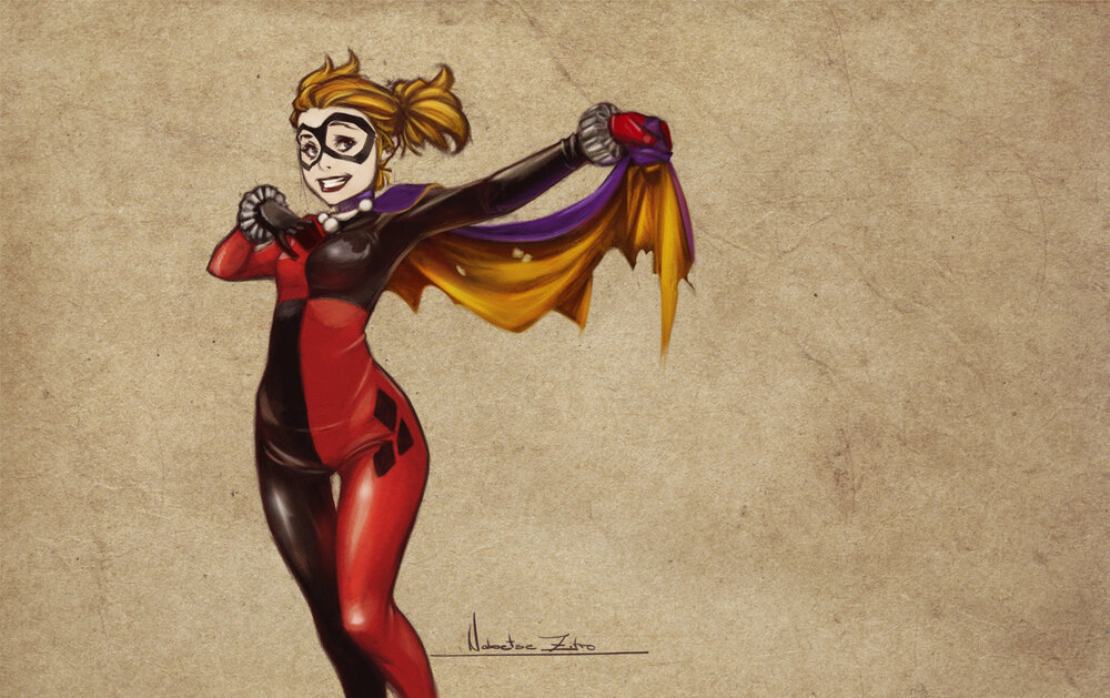 cool-batman-catwoman-harley-quinn-and-batgirl-character-art-from-artist-nabetse-zitro8