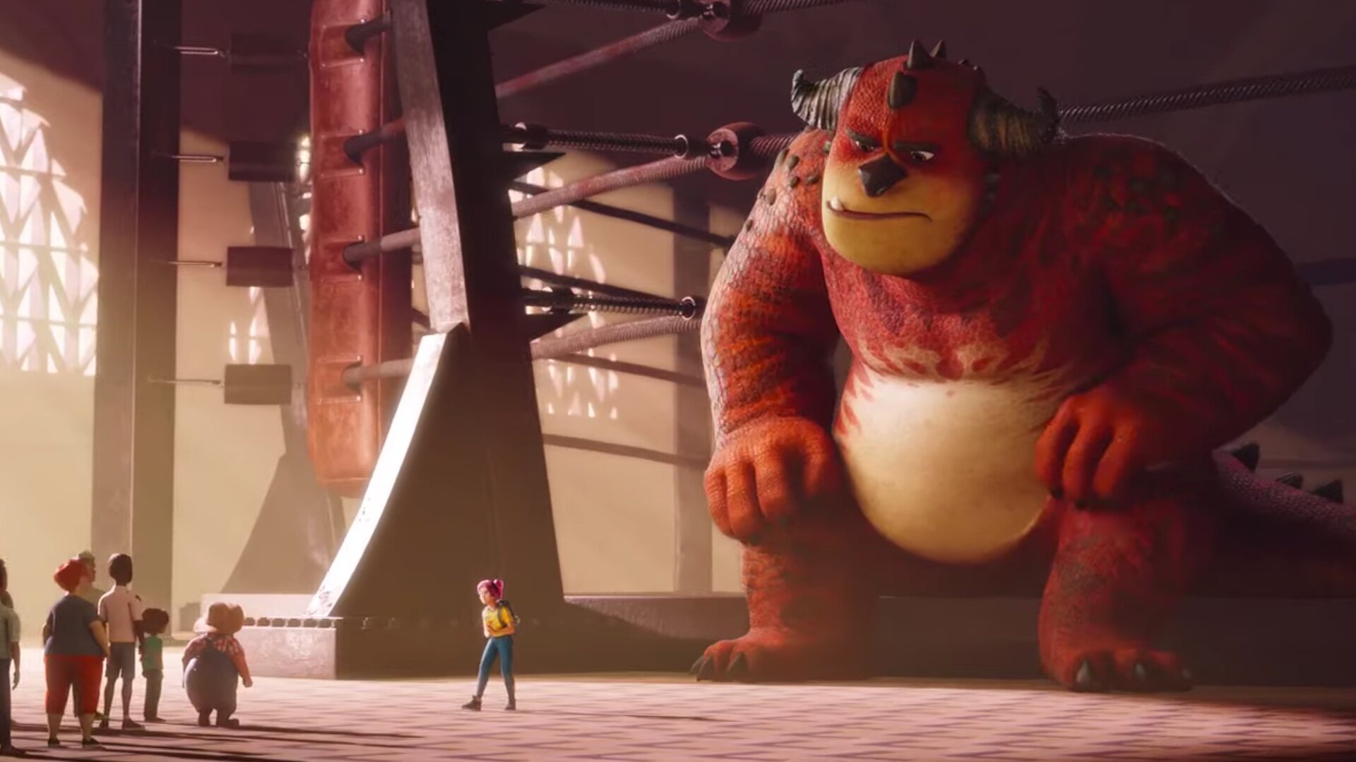 Trailer For The Animated Monster Wrestling Movie RUMBLE — GeekTyrant