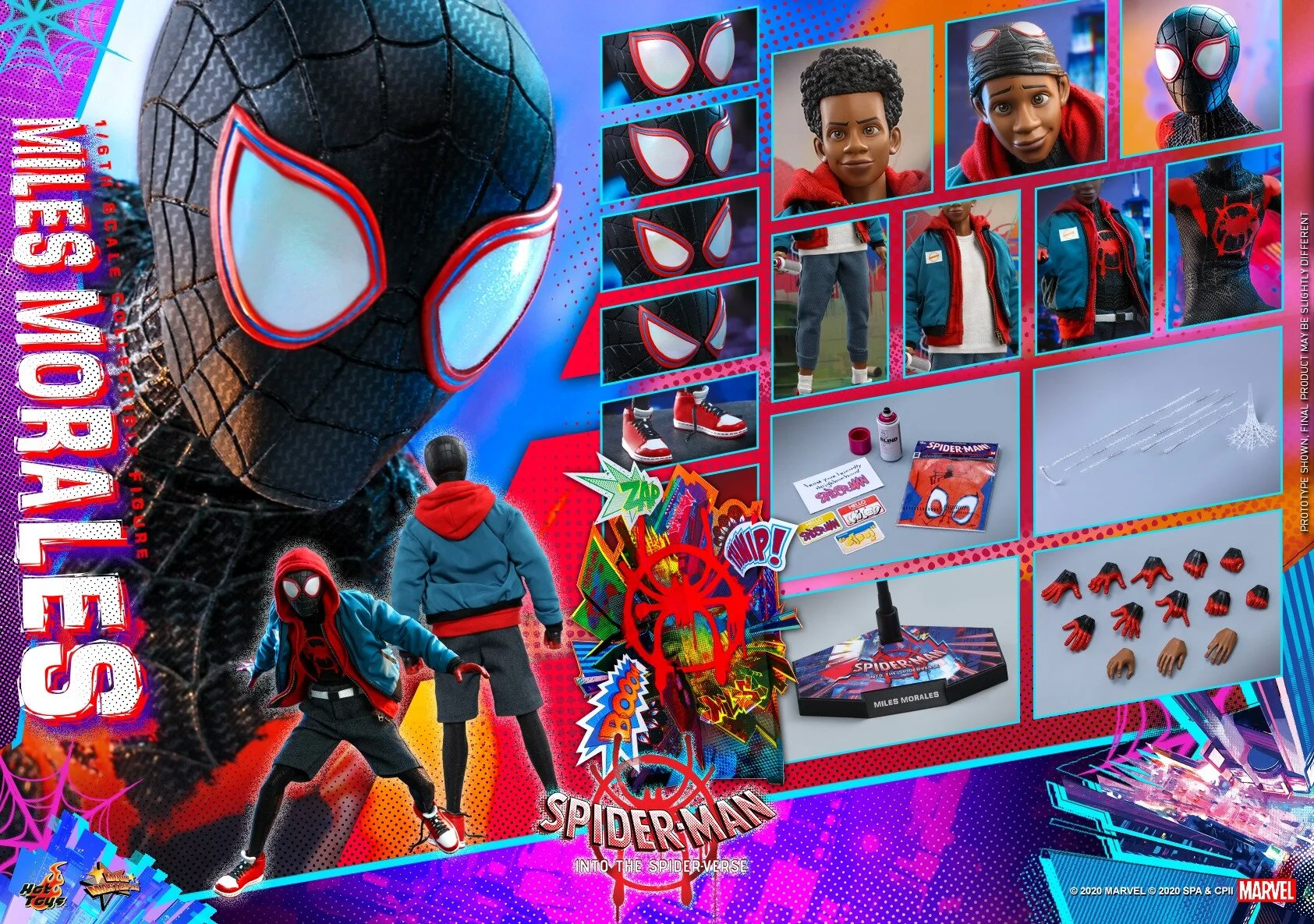 miles morales into the spider verse action figure