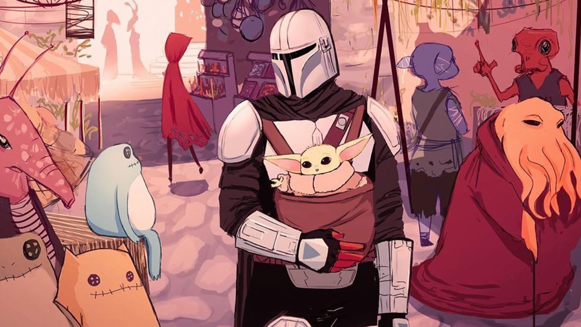 The Mandalorian and Baby Yoda Going Shopping in STAR WARS Fan Comic —  GeekTyrant