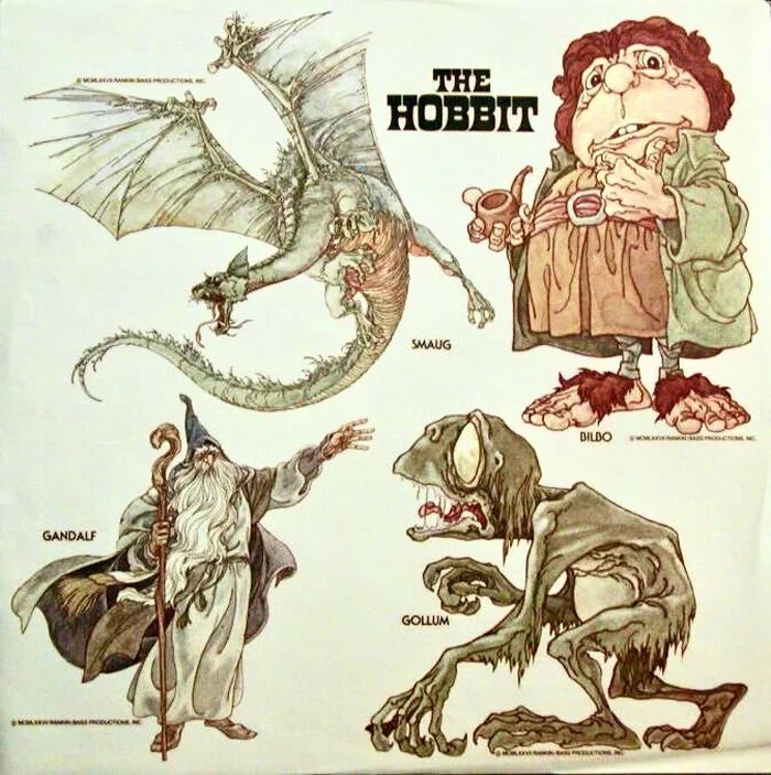 Beautiful Art From the Original 1977 Animated Adaptation of THE HOBBIT