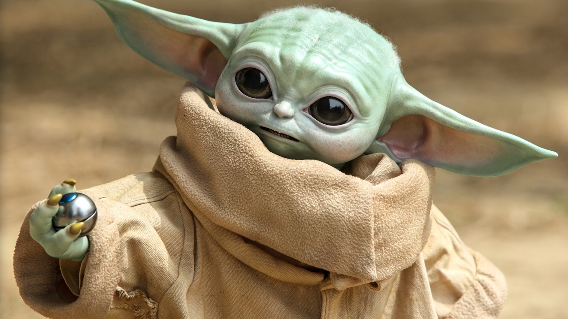 Lifesize Baby Yoda Figure