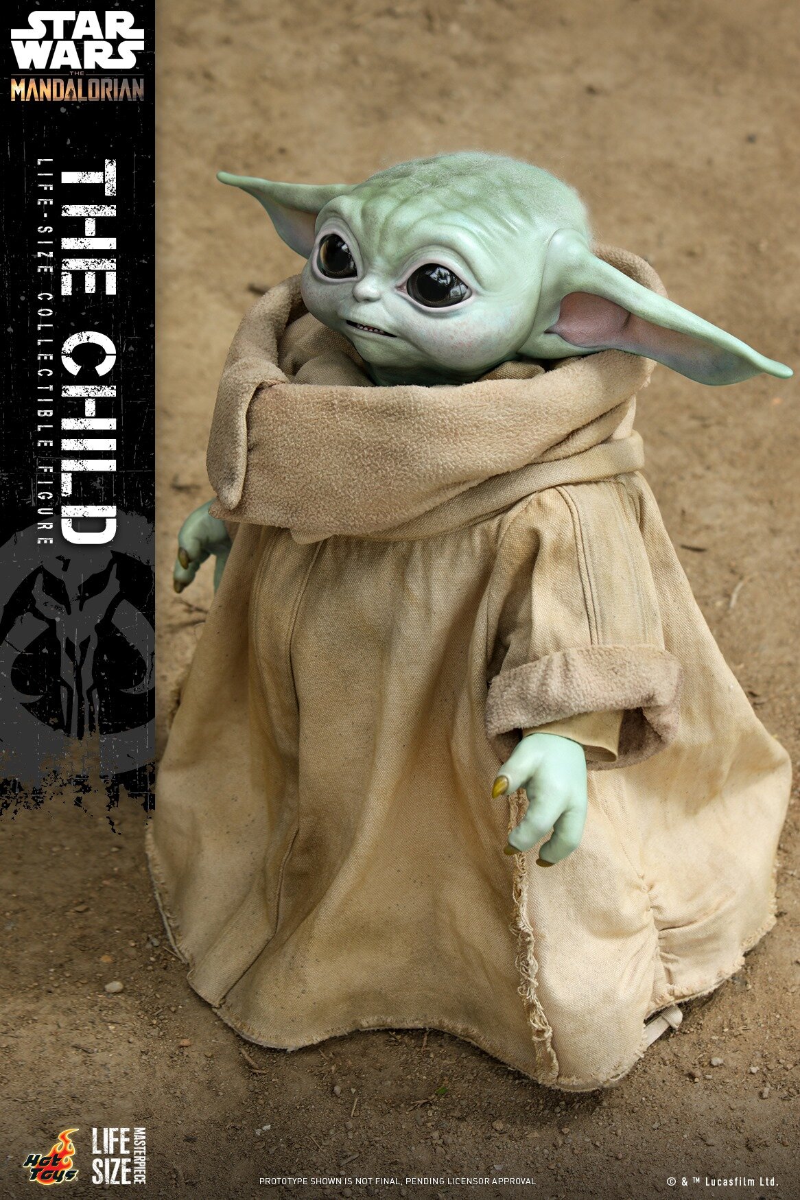 Hot Toys Shares Its Life Size Baby Yoda Action Figure From THE