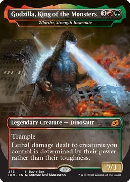 Godzilla Crosses Over To Magic The Gathering In New Ikoria Lair