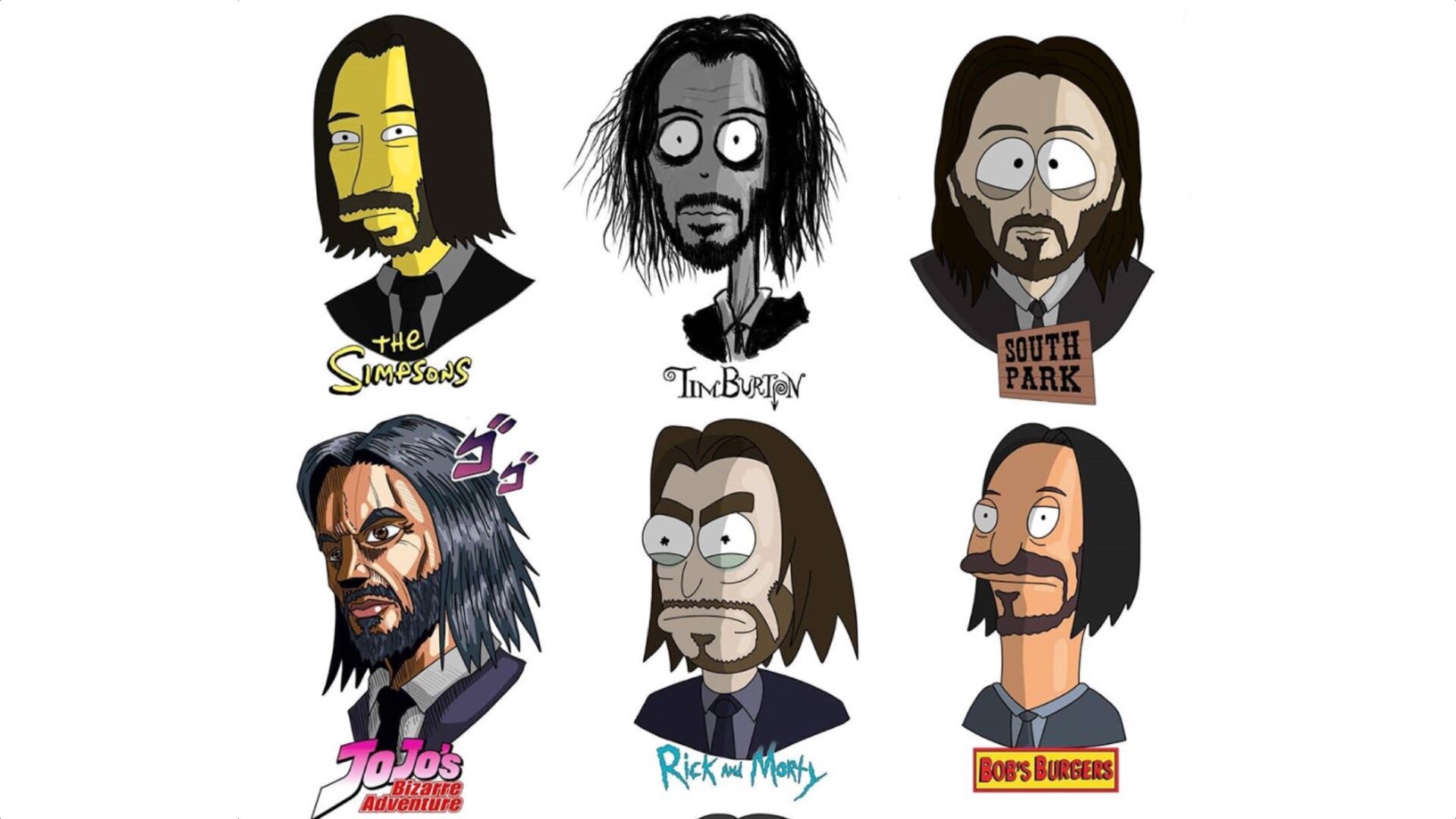 Fan Art Imagines Several Celebrities And Characters In Different Cartoon Art  Styles — Geektyrant