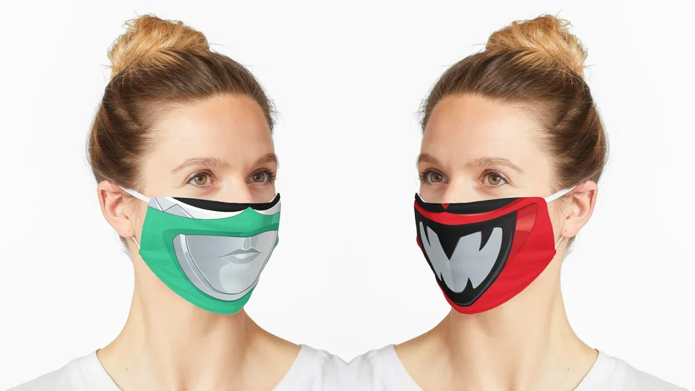 Be a Hero and Slow the Spread of COVID19 with These POWER RANGERS Face Masks Entertainment
