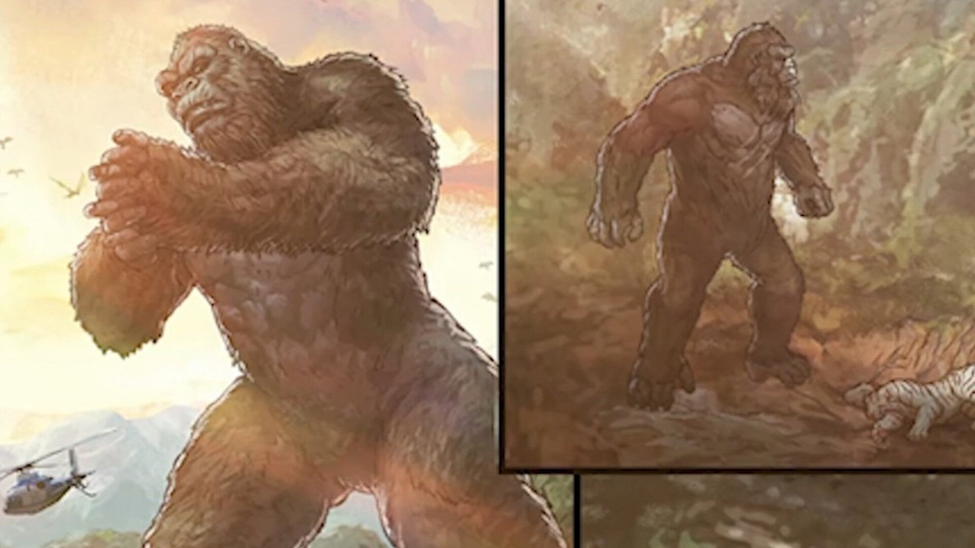 GODZILLA VS. KONG Gets a PG-13 Rating and Tie-In Comic Art Shows a New  Titan and Bearded Kong — GeekTyrant
