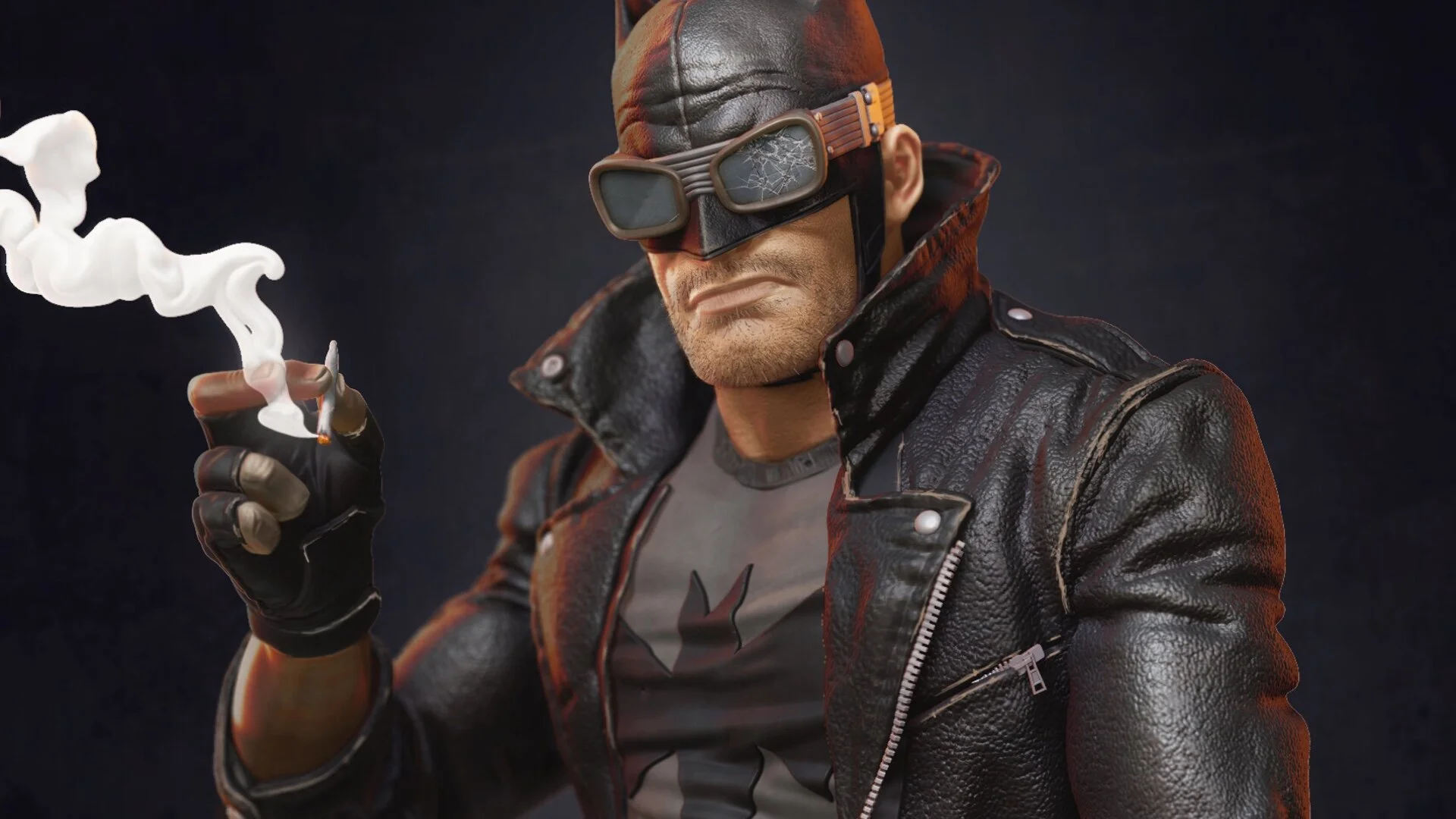 Fan Made Rockabilly Batman Digital Art Geektyrant