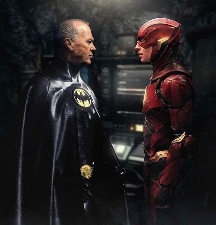 Michael Keaton's Batman Meets Ezra Miller's The Flash in Fan-Made Image —  GeekTyrant
