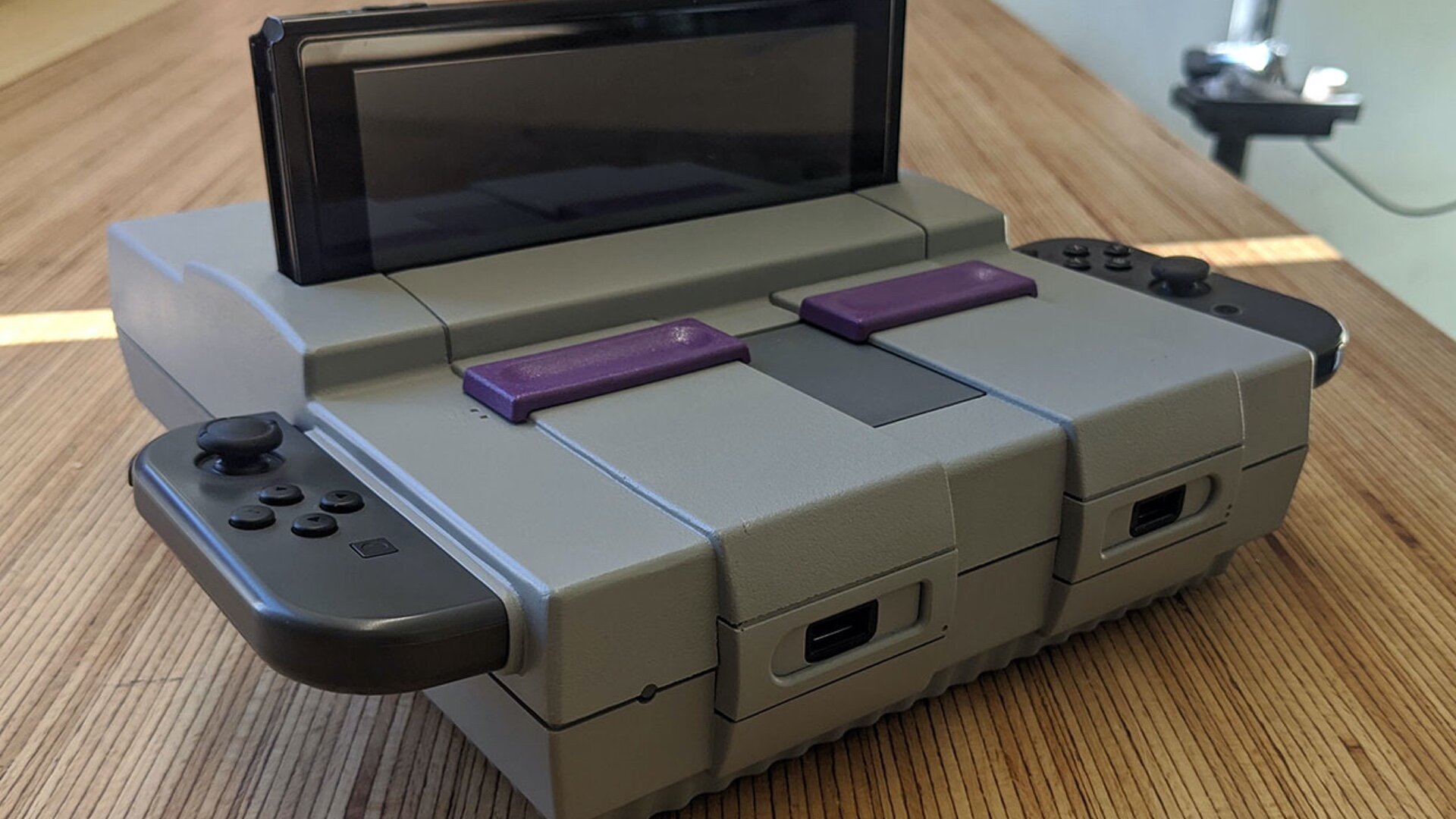 This Super Nintendo Console is Awesome Nintendo Switch Dock — GeekTyrant