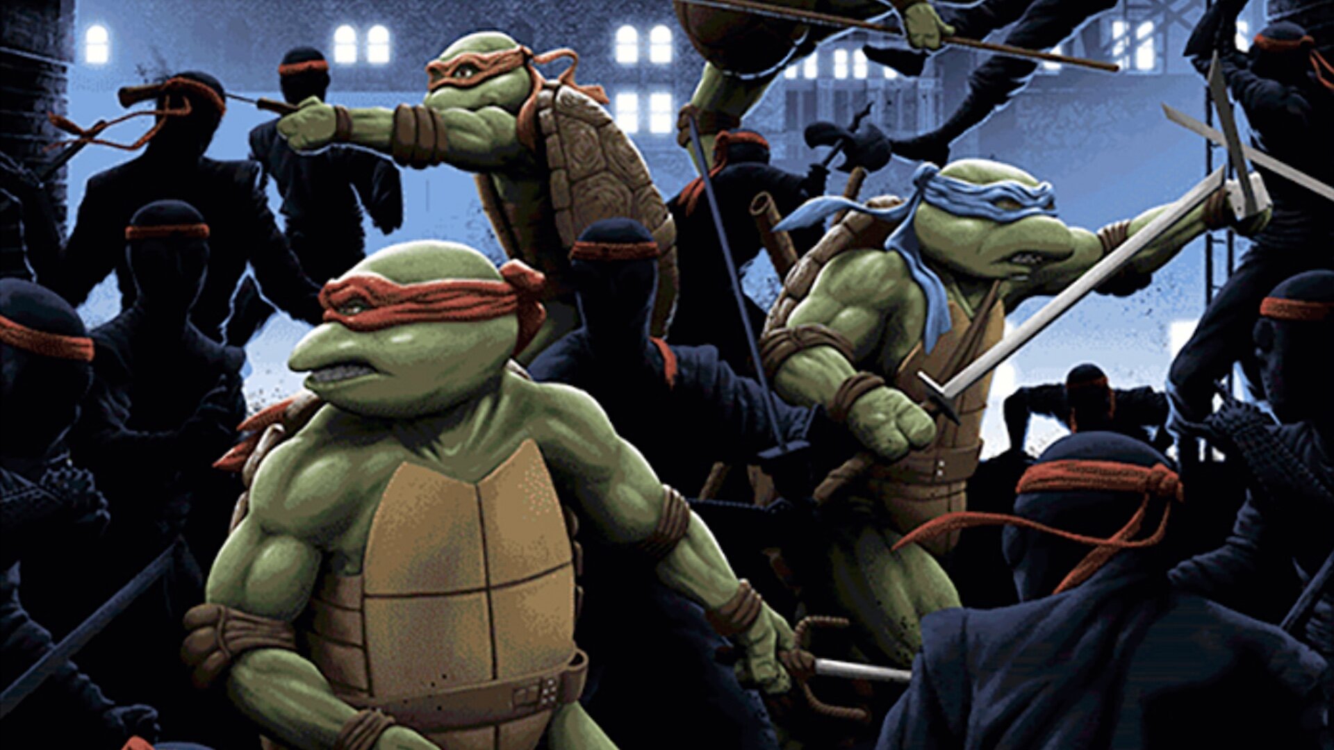 Cool Poster Art For The Original Teenage Mutant Ninja Turtles Movie Created By Florey Geektyrant