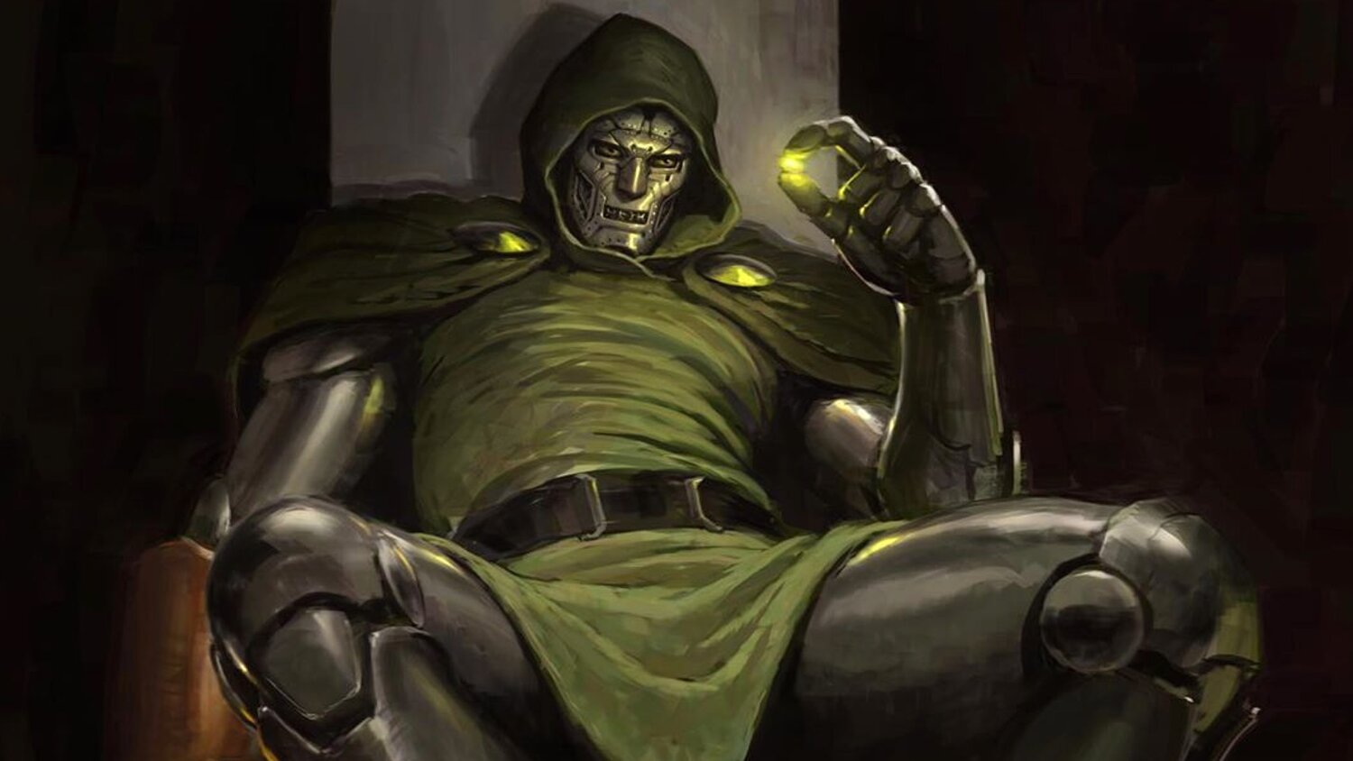 Doctor Doom Wields The Infinity Gauntlet in Art From Marvel Movie Artist Ch...