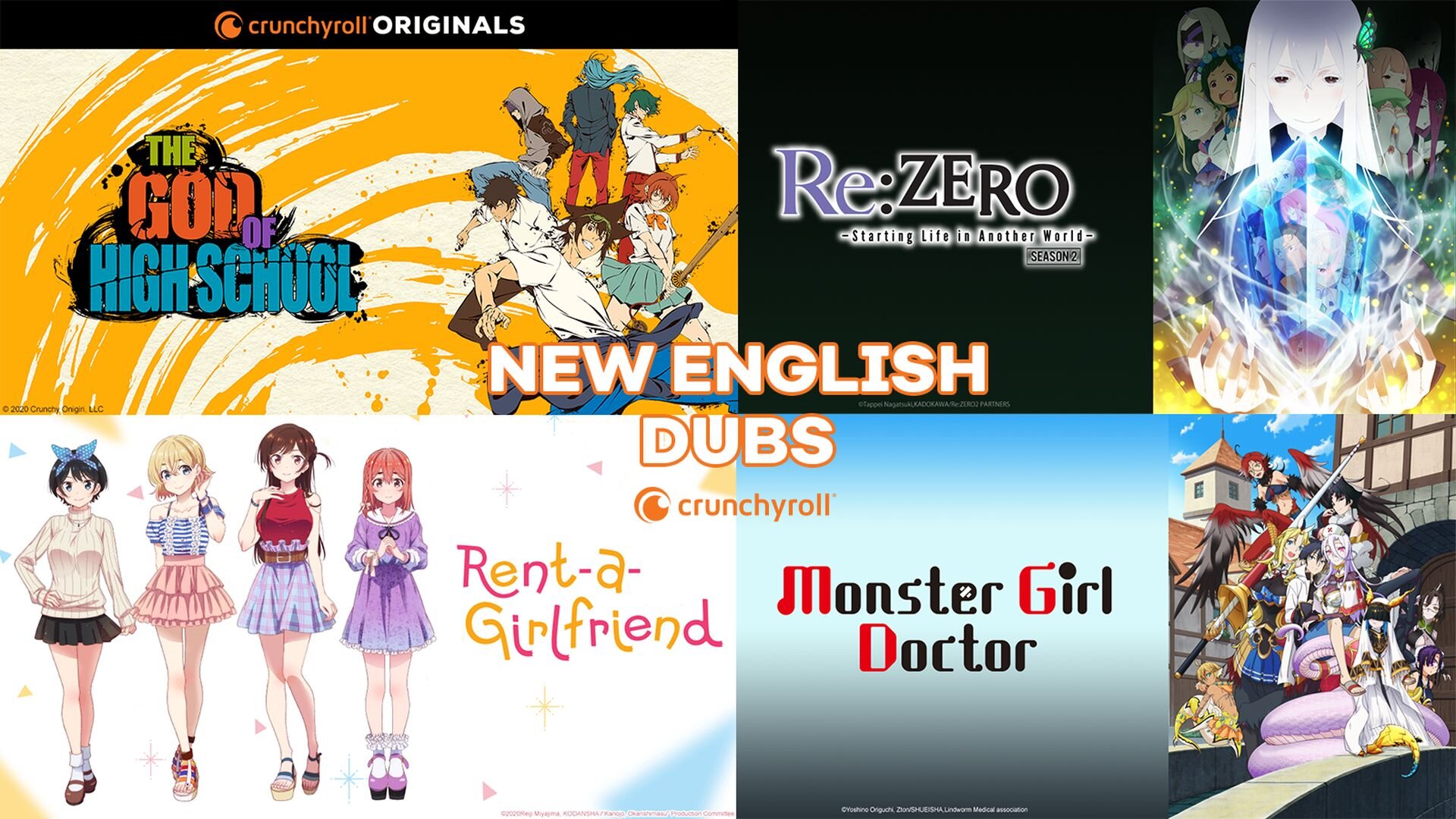 Crunchyroll Lines Up Dub Plans for The God of High School, Re:ZERO Season 2,  and More - Crunchyroll News