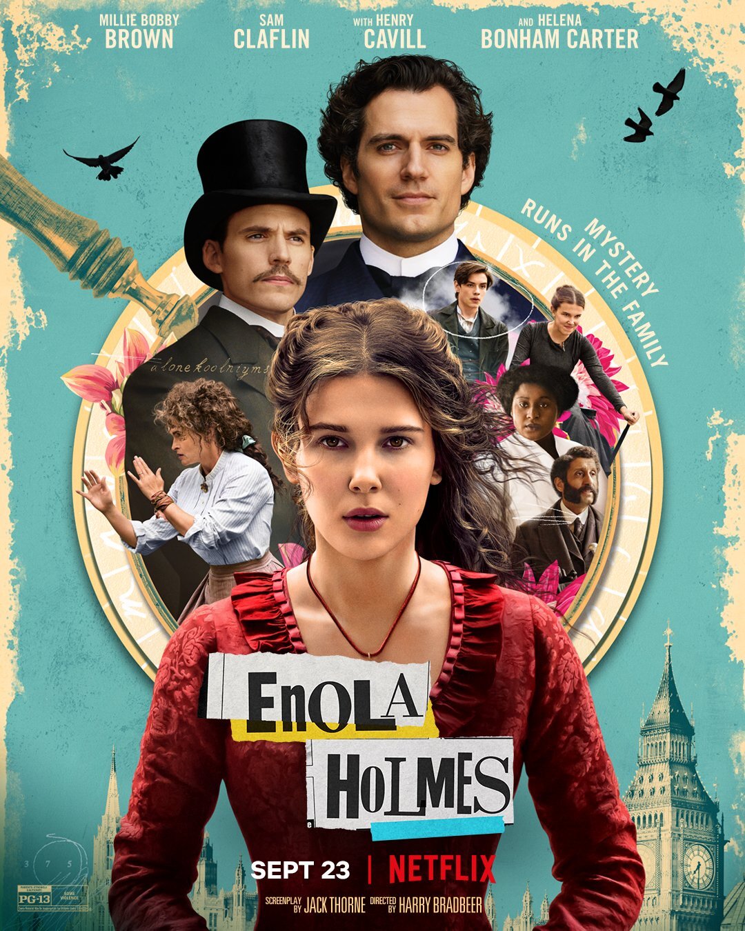 Poster and New Photo For Millie Bobby Brown's Sherlock Holmes Inspired Film ENOLA HOLMES — GeekTyrant