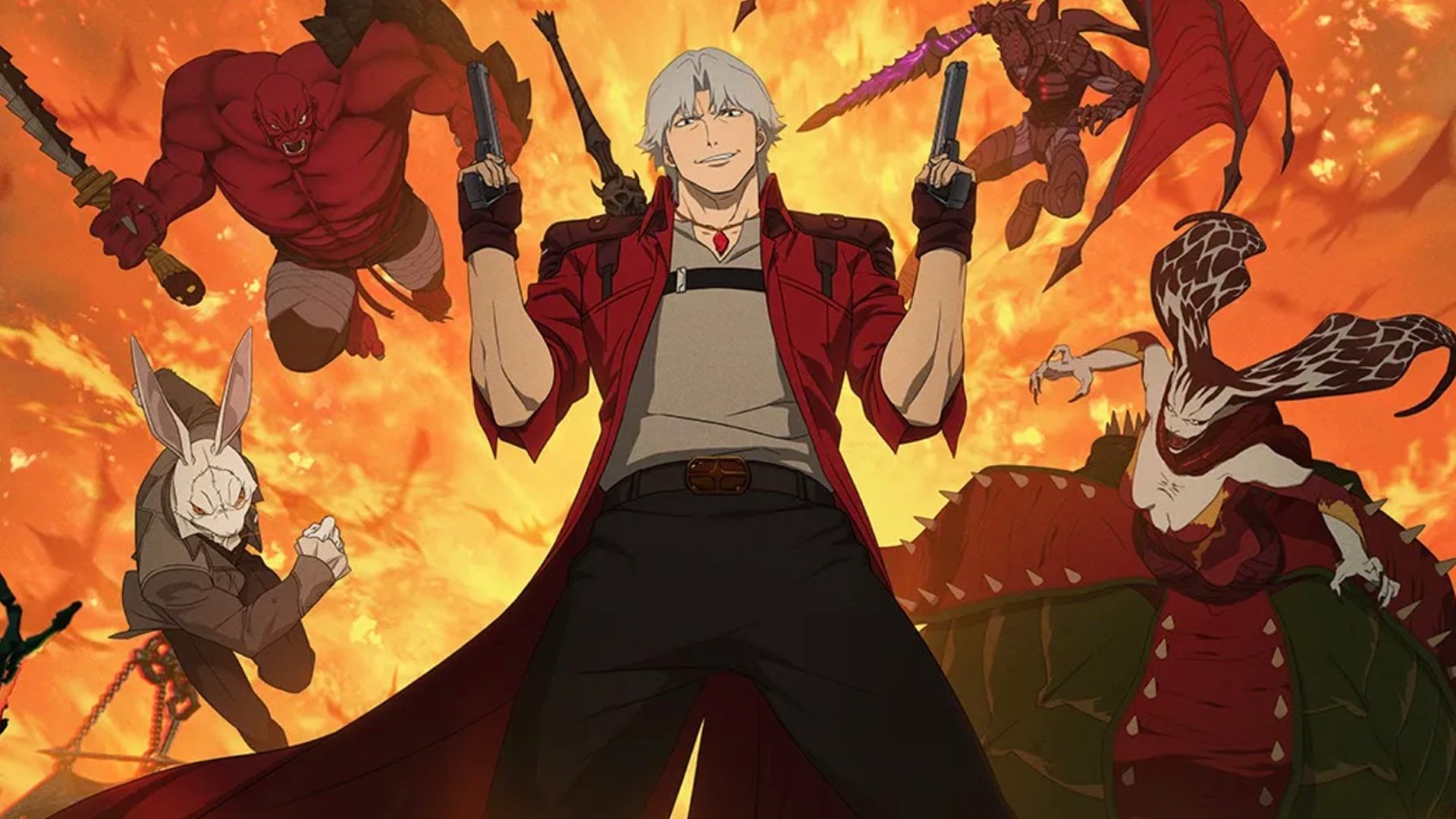 Devil May Cry Animated Series Review Cool Trailer and Poster for Netflix's DEVIL MAY CRY Anime Series