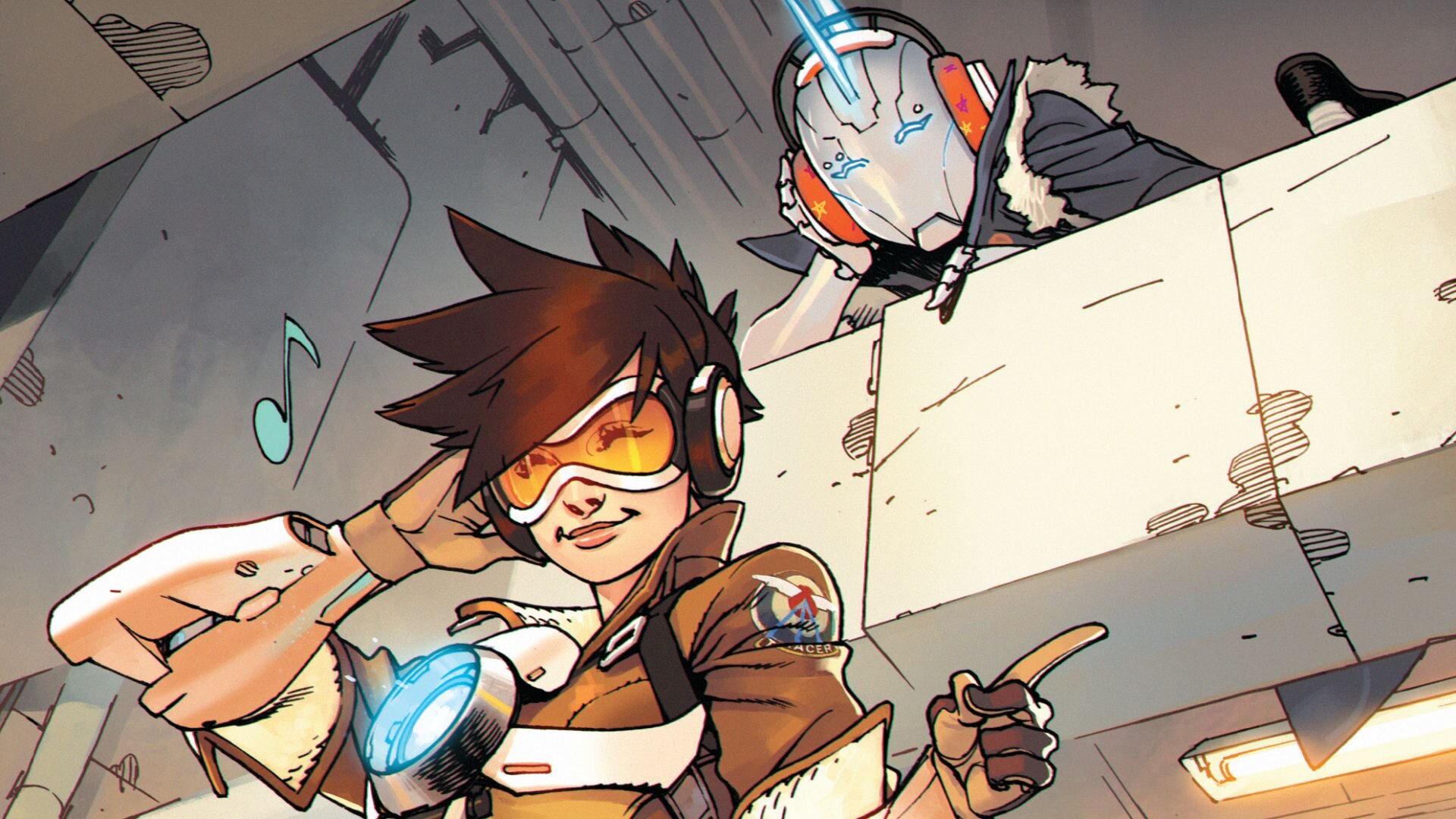 Overwatch Tracer  Overwatch wallpapers, Overwatch tracer, Overwatch comic