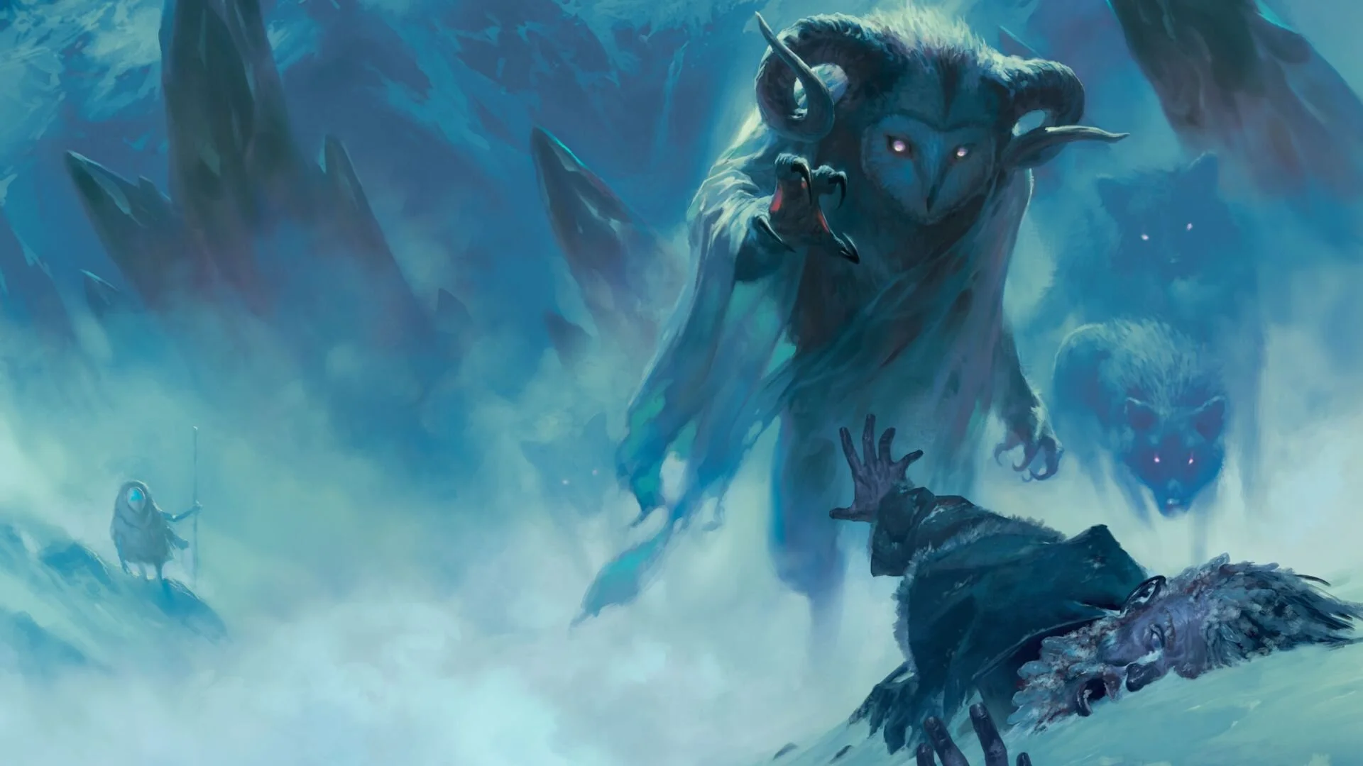 Get More Out of Your Owlbear Minis with SNOWY OWLBEAR - FIGHT YOUR