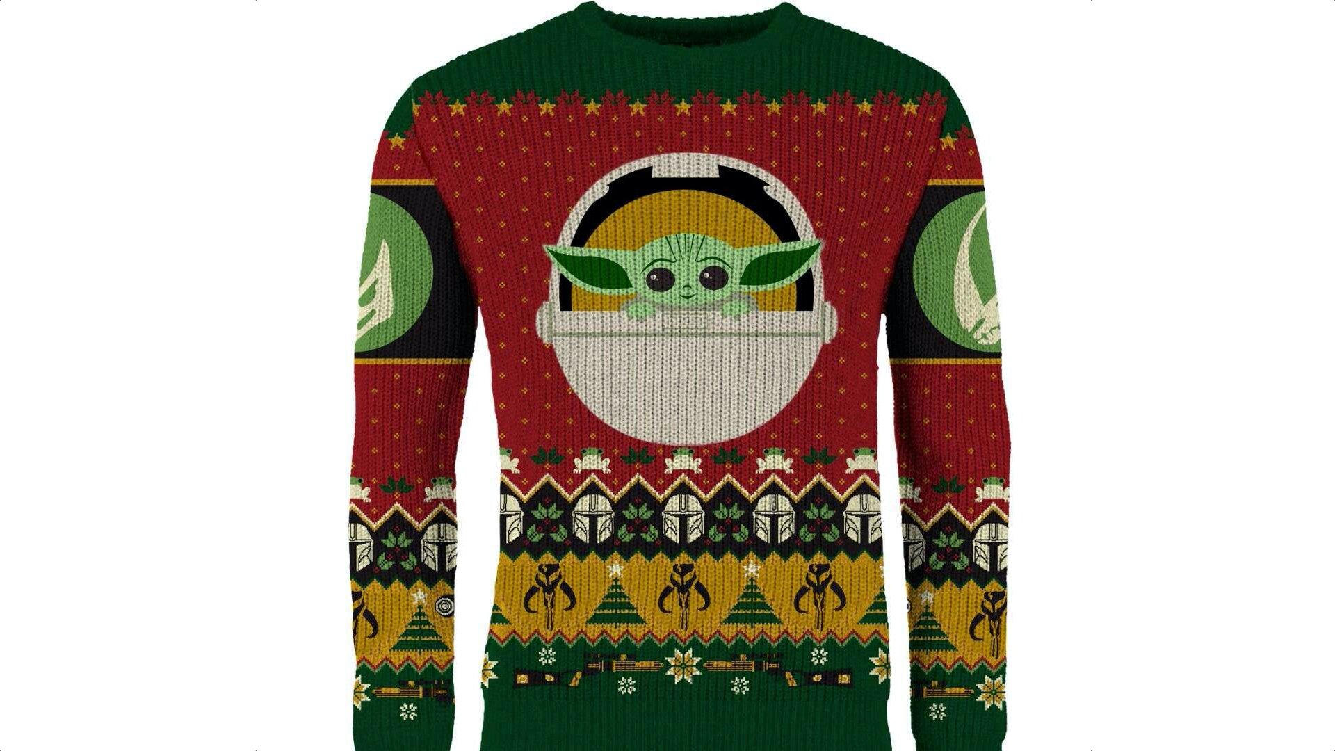 Houston Astros Baby Yoda Star Wars MLB Ugly Christmas Sweater