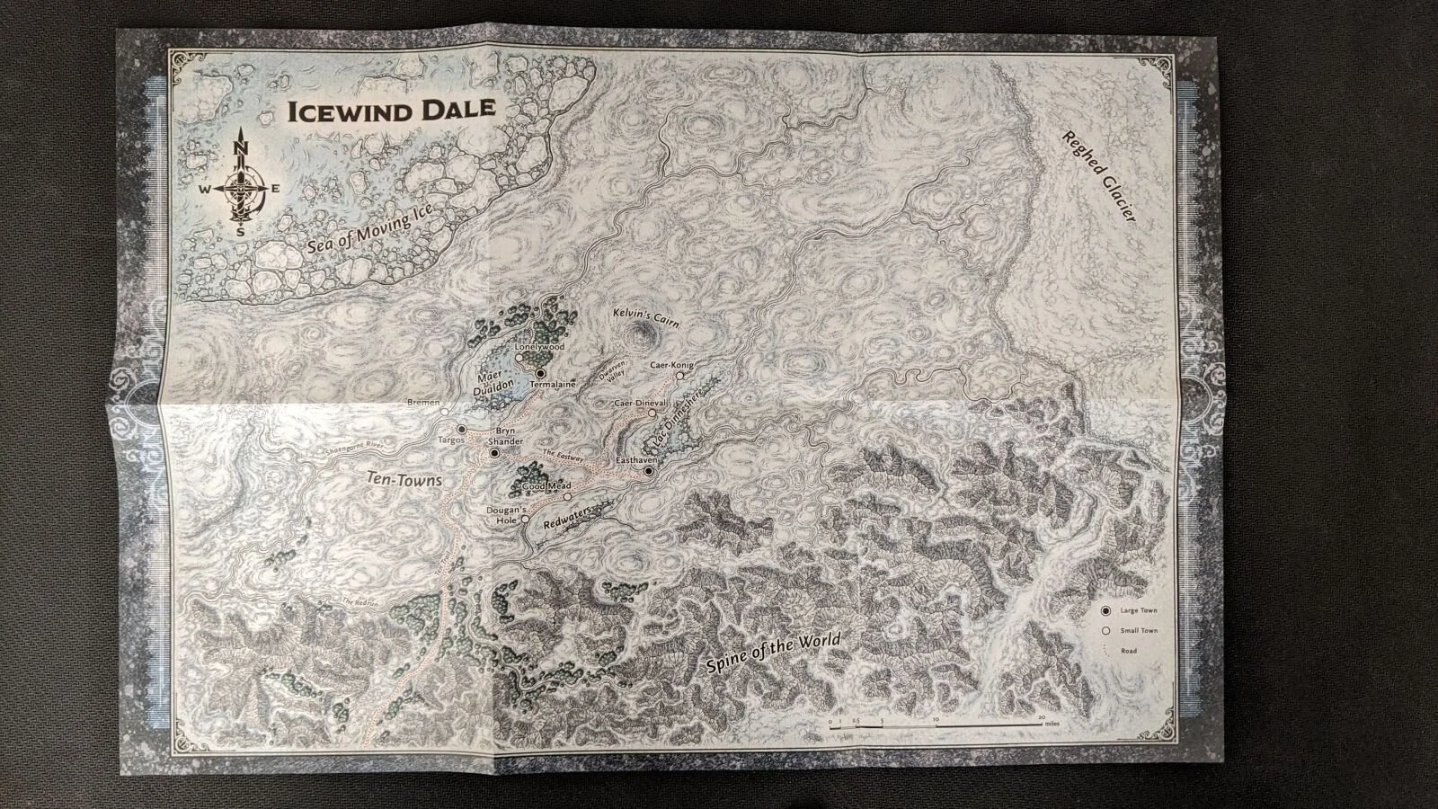Icewind Dale Poster Map D&D Icewind Dale: Rime Of The Frostmaiden Dice & Miscellany Is Out Now —  Geektyrant
