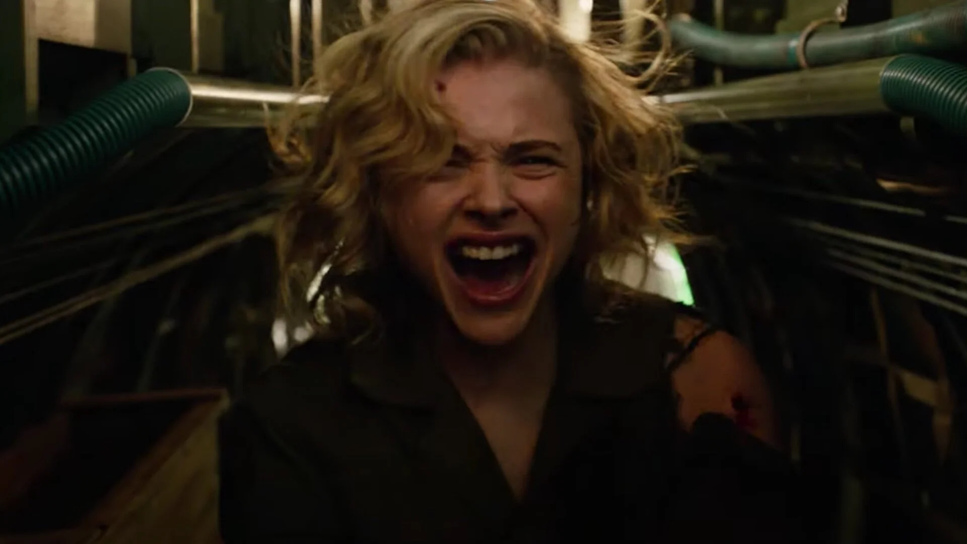 Chloe Moretz Battles a Gremlin on a B17 Bomber During WWII in Awesome
