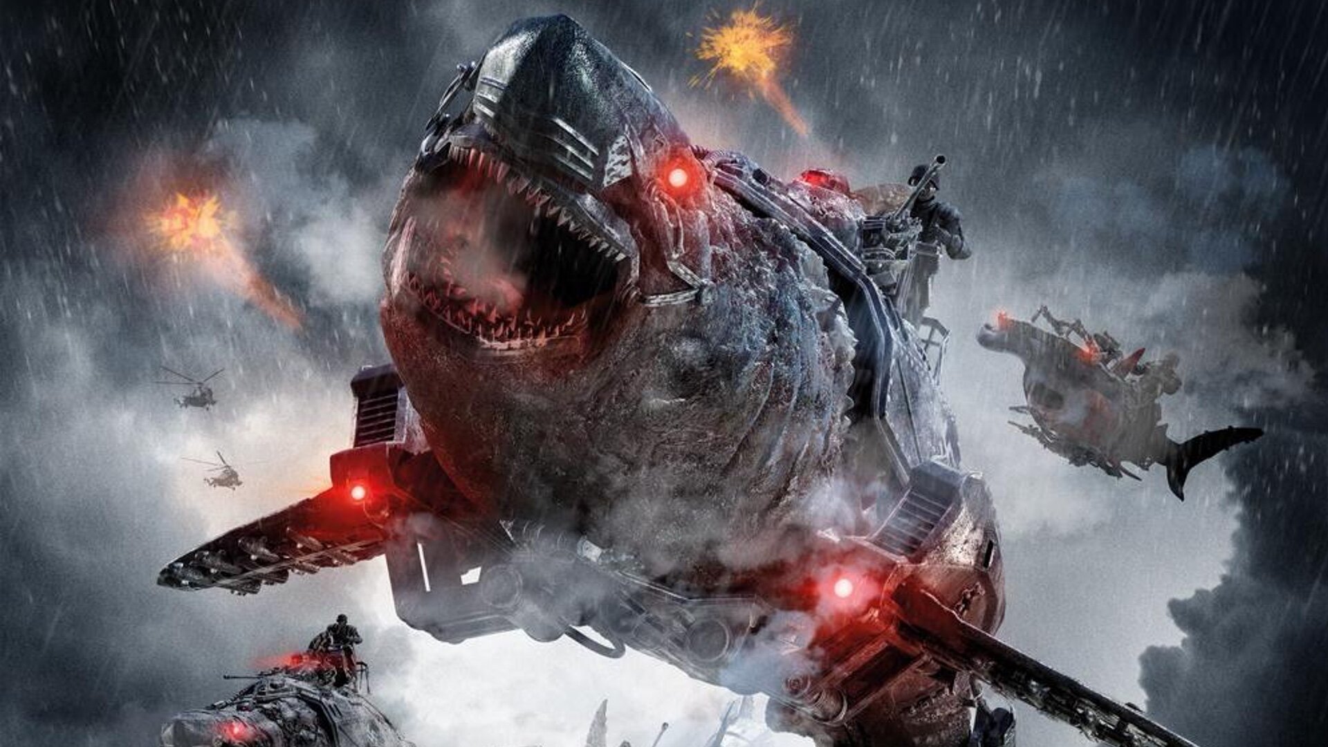 Radically Ridiculous Trailer for the Over the Top Action Film SKY SHARKS — GeekTyrant