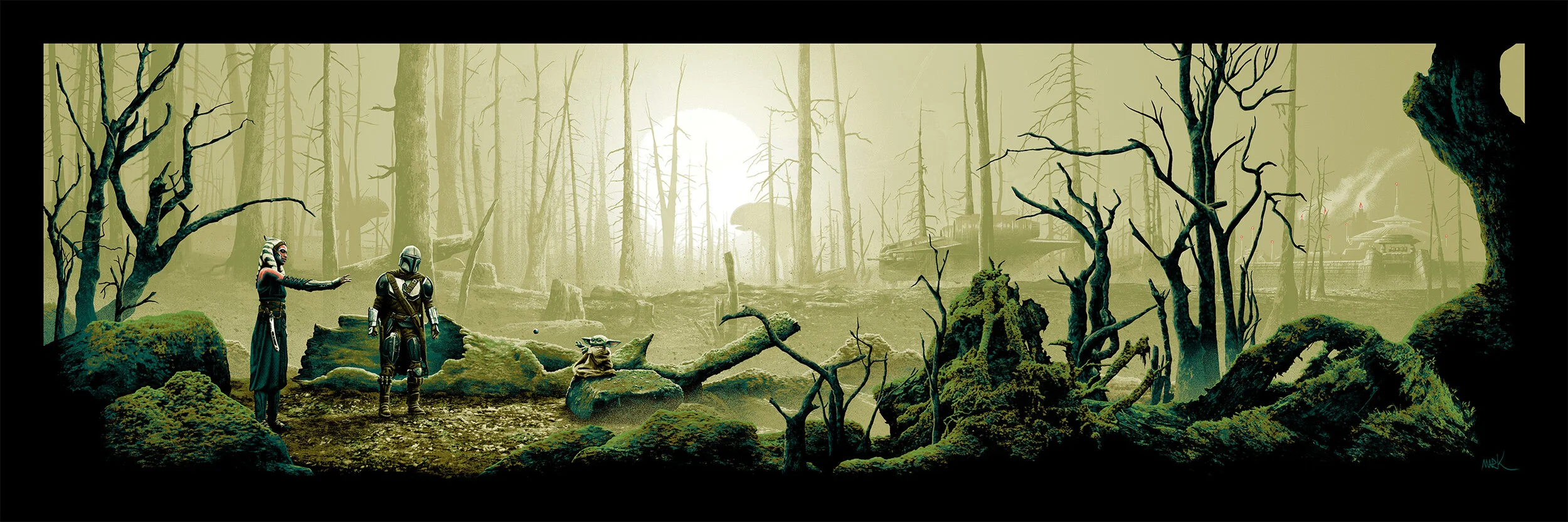 new-poster-art-for-the-mandlaorian-created-by-mark-englert-features-ahsoka-mando-and-grogu3