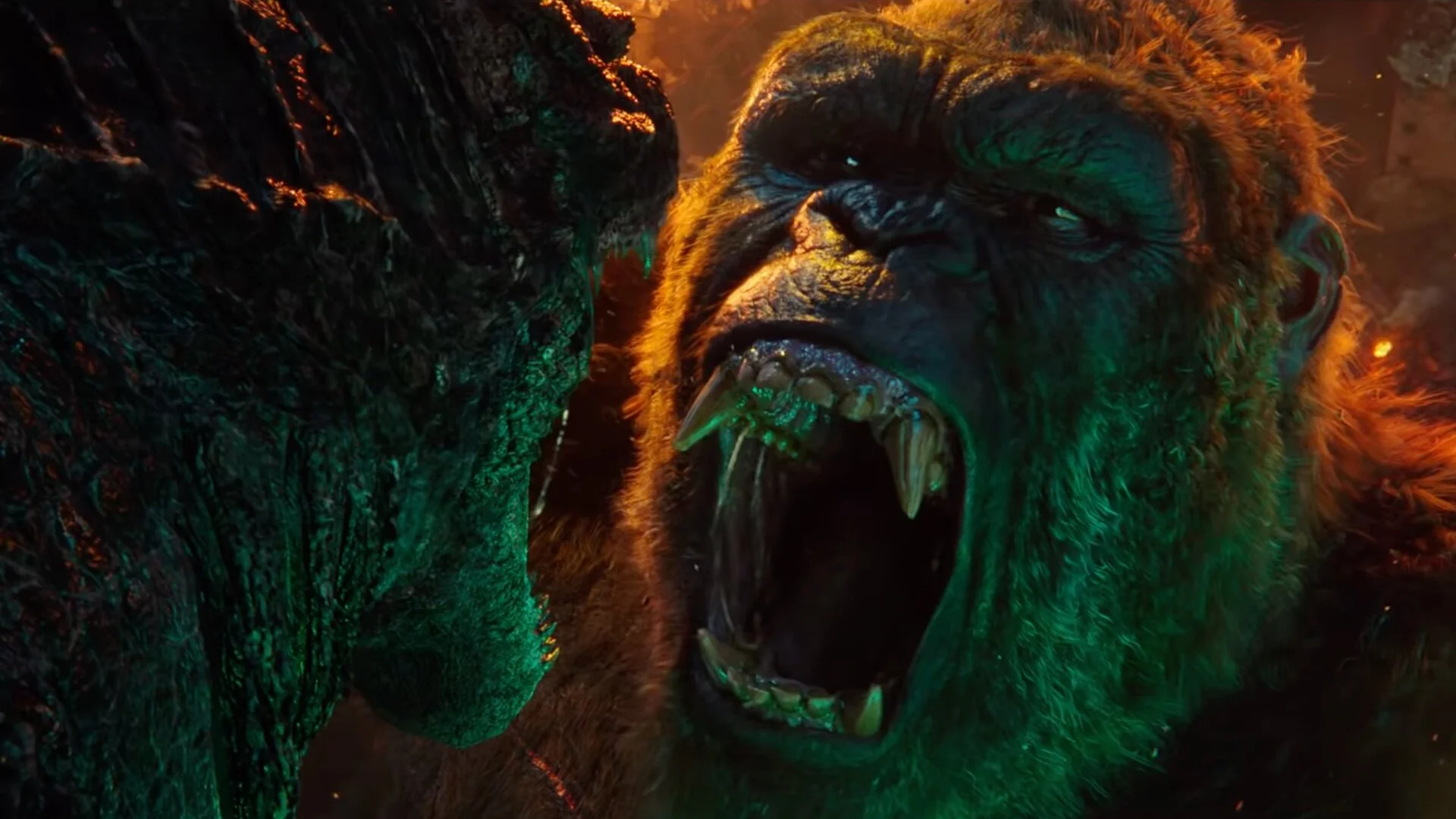 King Kong And Godzilla Roar In Each Other S Faces In New Tv Spot For Godzilla Vs Kong Geektyrant