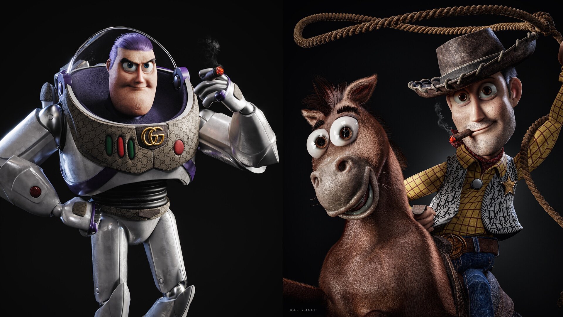 TOY STORY Fan Art Gives Woody and Buzz a More Rugged Look — GeekTyrant